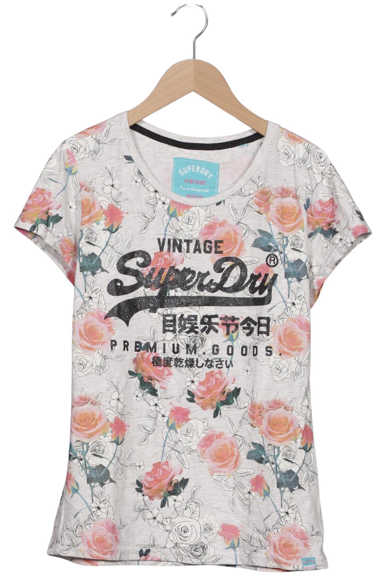 

Superdry Damen T-Shirt, weiß, Gr. 40