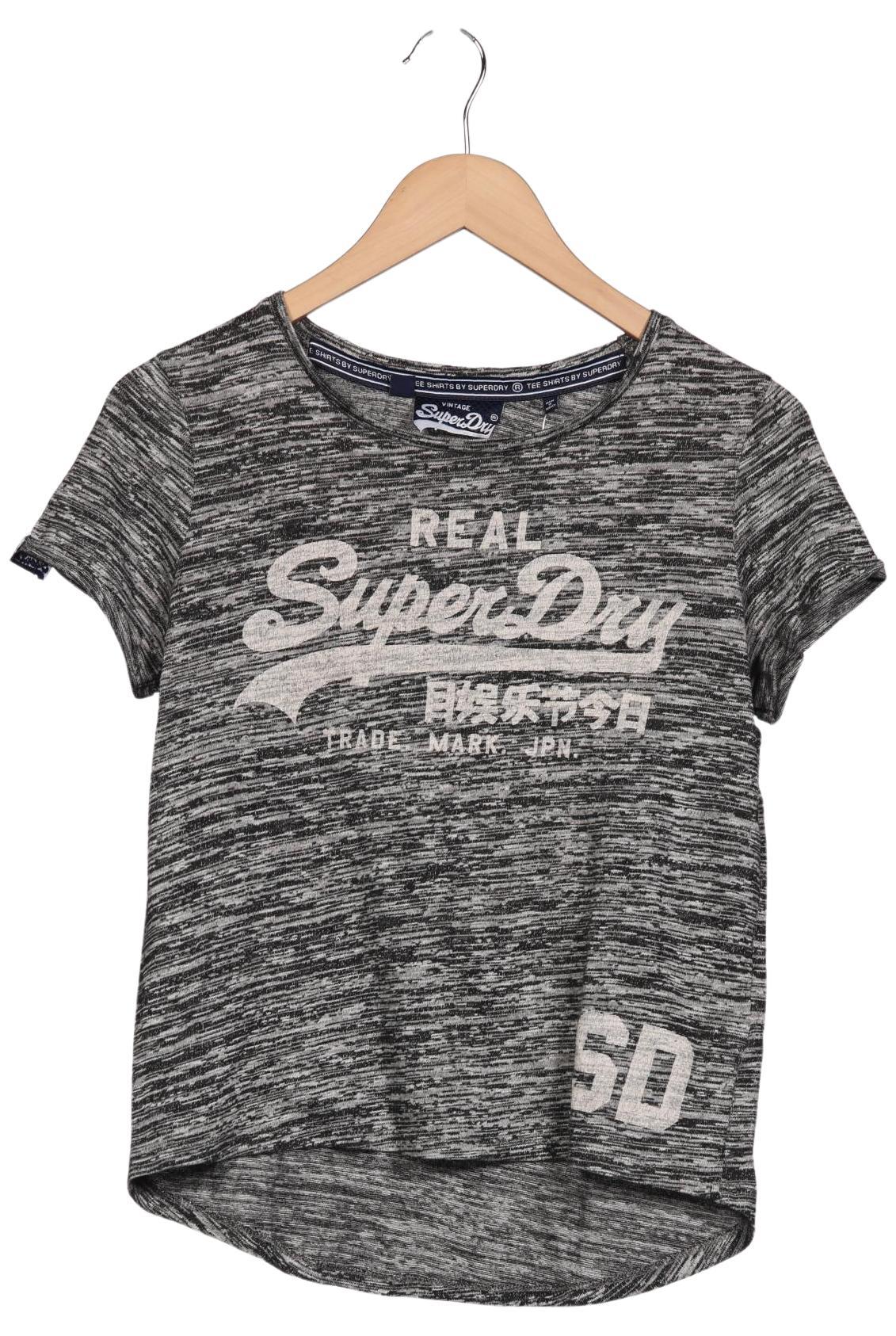 

Superdry Damen T-Shirt, grau, Gr. 34