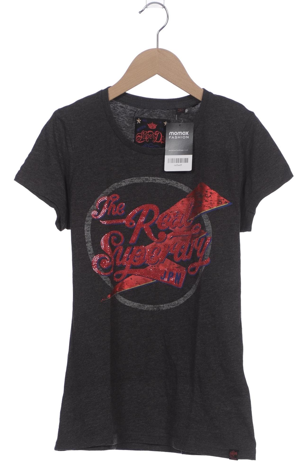 

Superdry Damen T-Shirt, grau, Gr. 40
