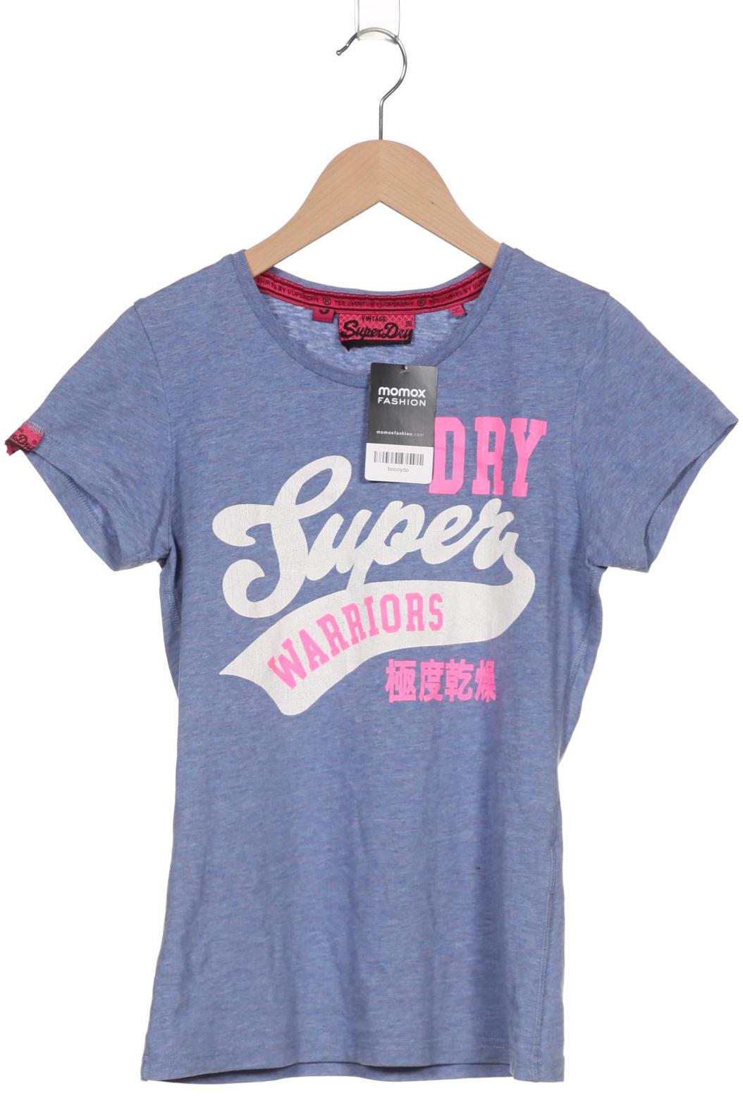 

Superdry Damen T-Shirt, blau, Gr. 36
