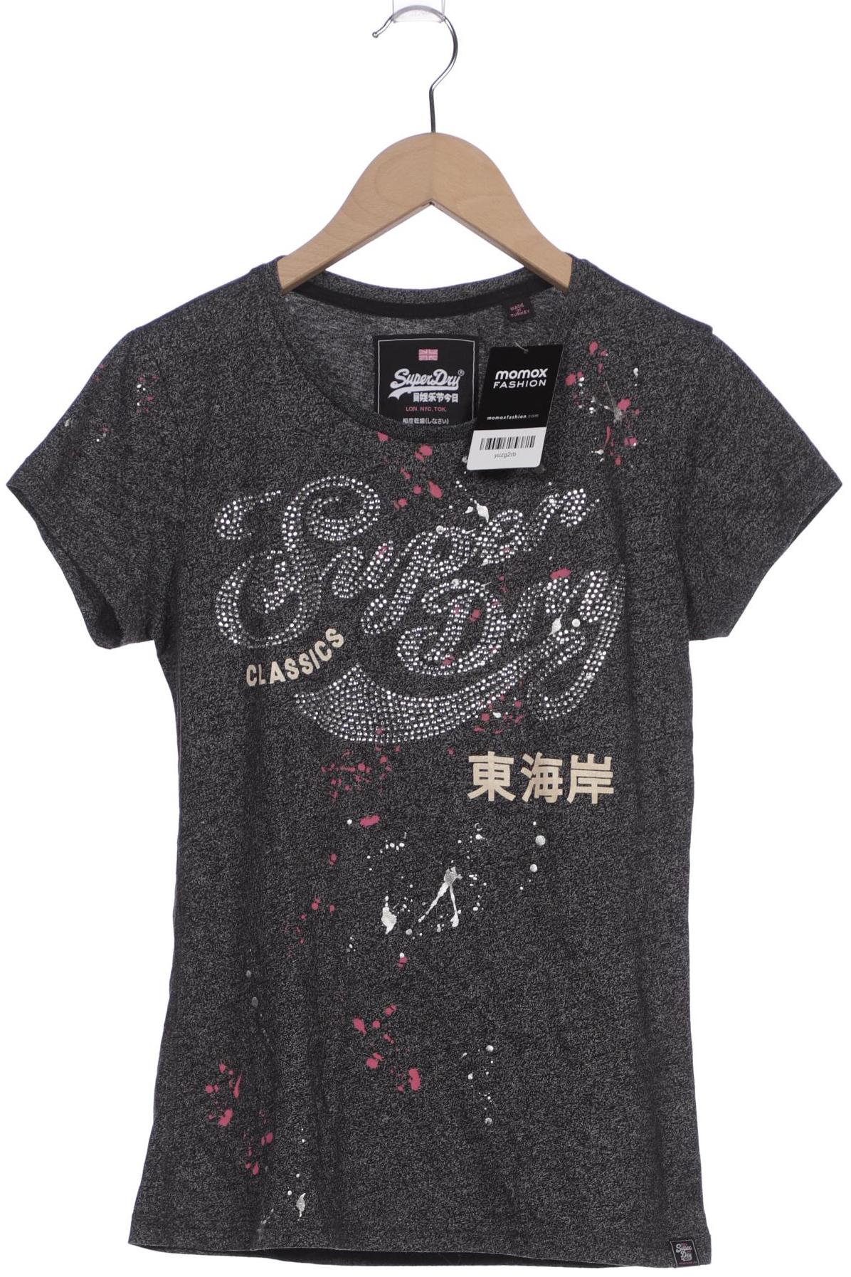 

Superdry Damen T-Shirt, grau, Gr. 38