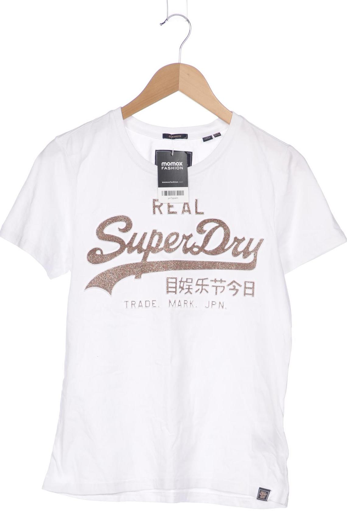 

Superdry Damen T-Shirt, weiß, Gr. 40