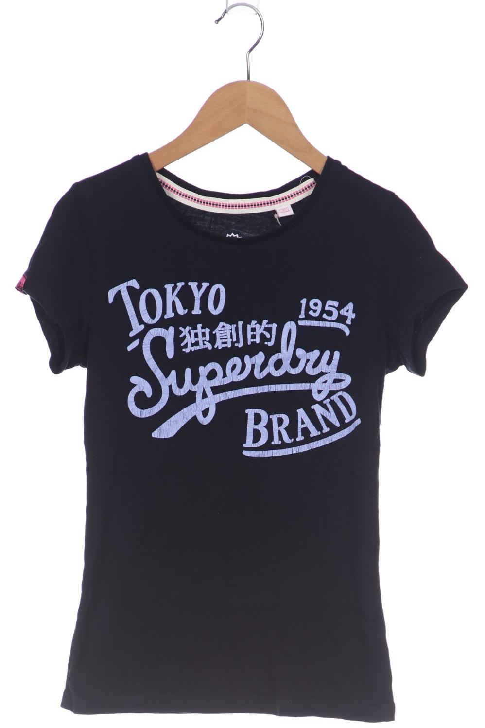 

Superdry Damen T-Shirt, marineblau, Gr. 34