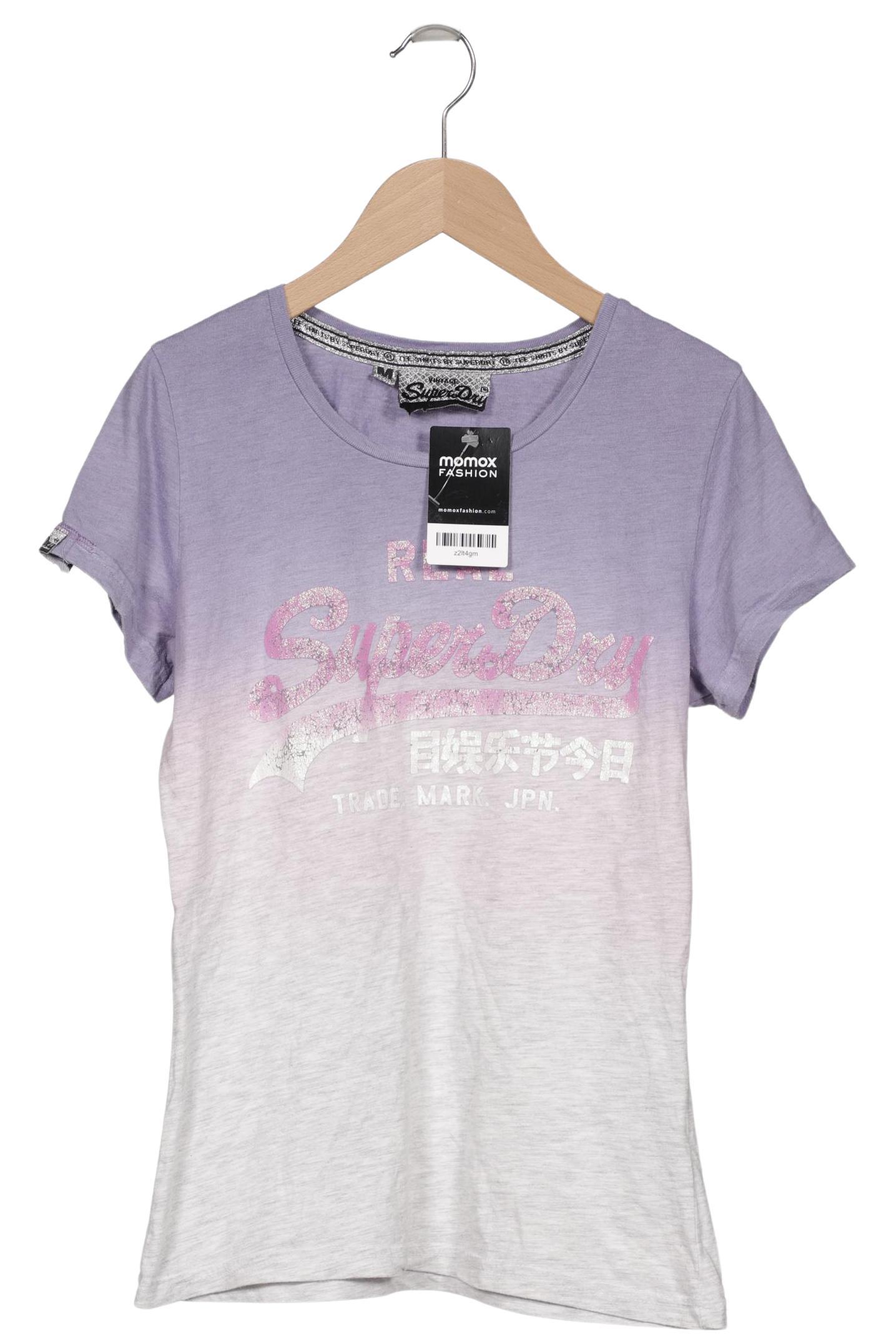 

Superdry Damen T-Shirt, flieder, Gr. 38