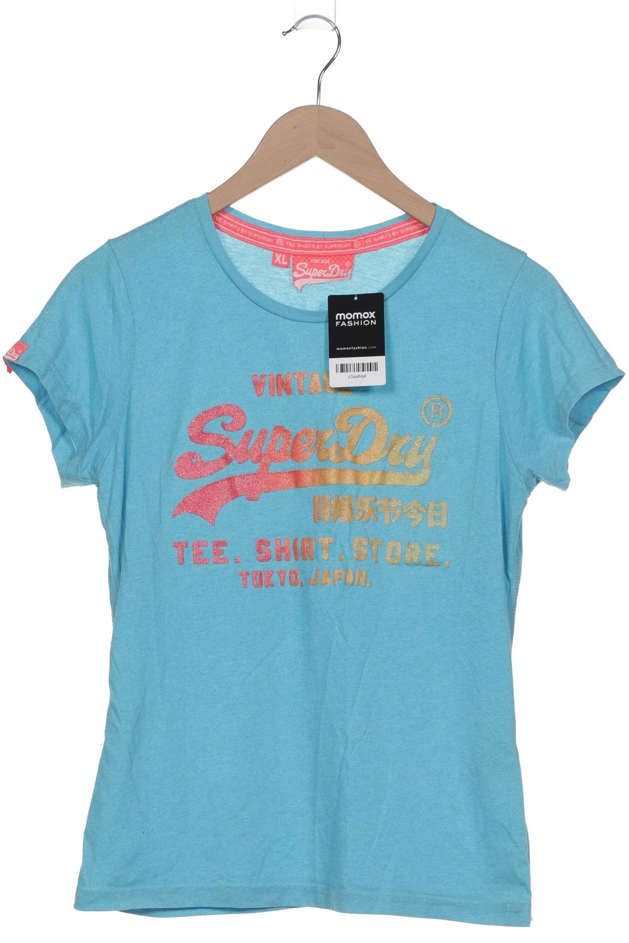 

Superdry Damen T-Shirt, blau, Gr. 44