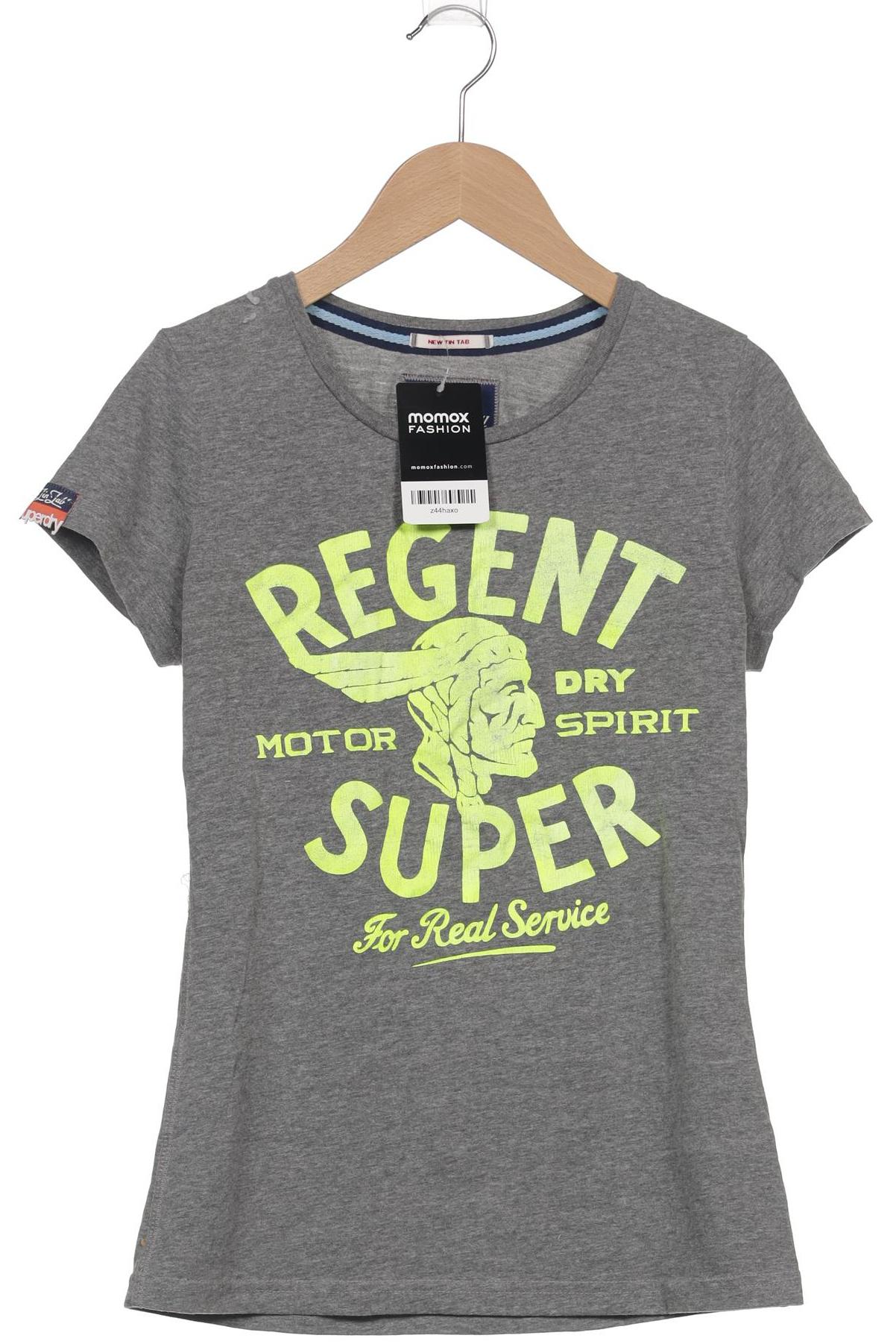 

Superdry Damen T-Shirt, grau, Gr. 36