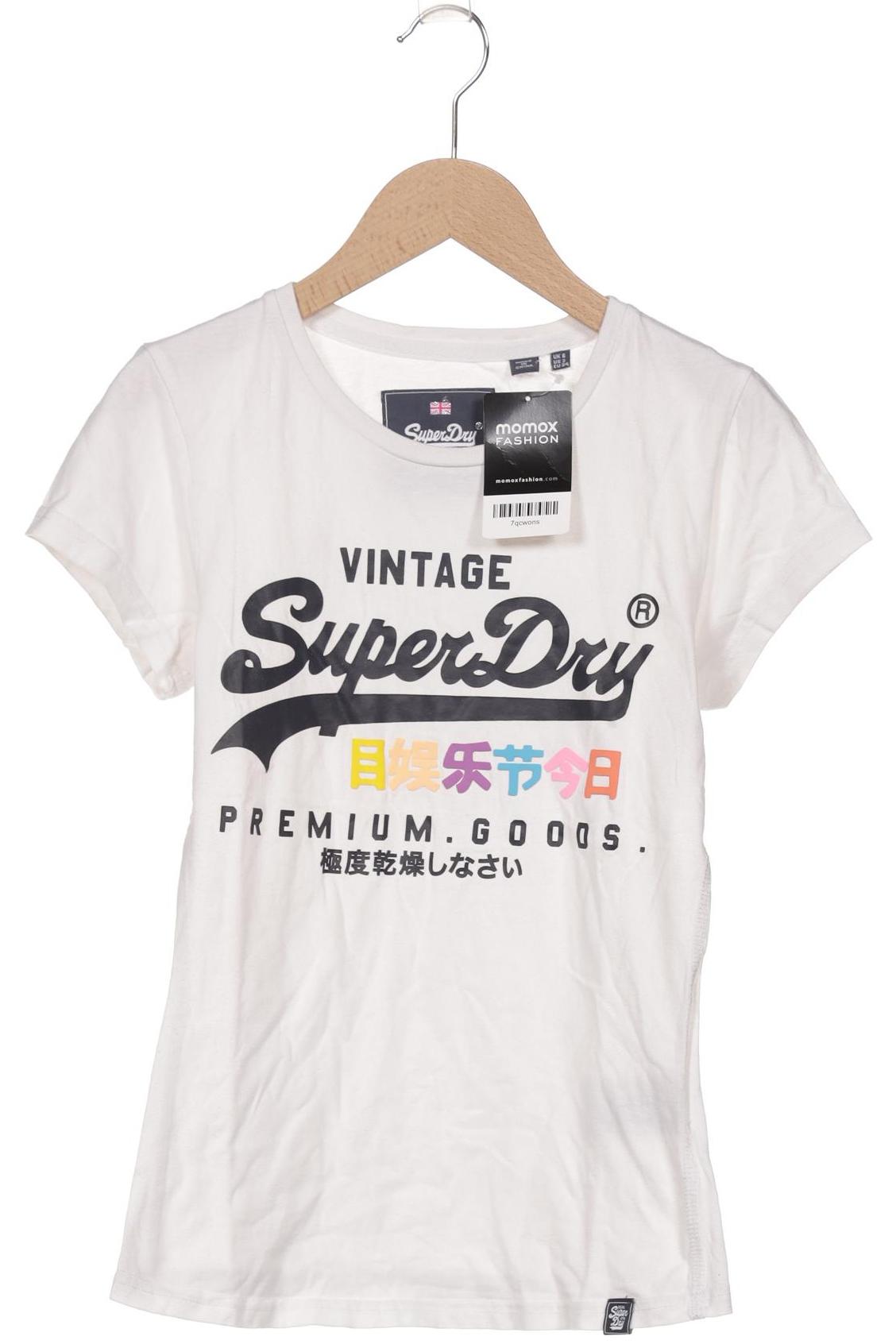 

Superdry Damen T-Shirt, weiß, Gr. 34