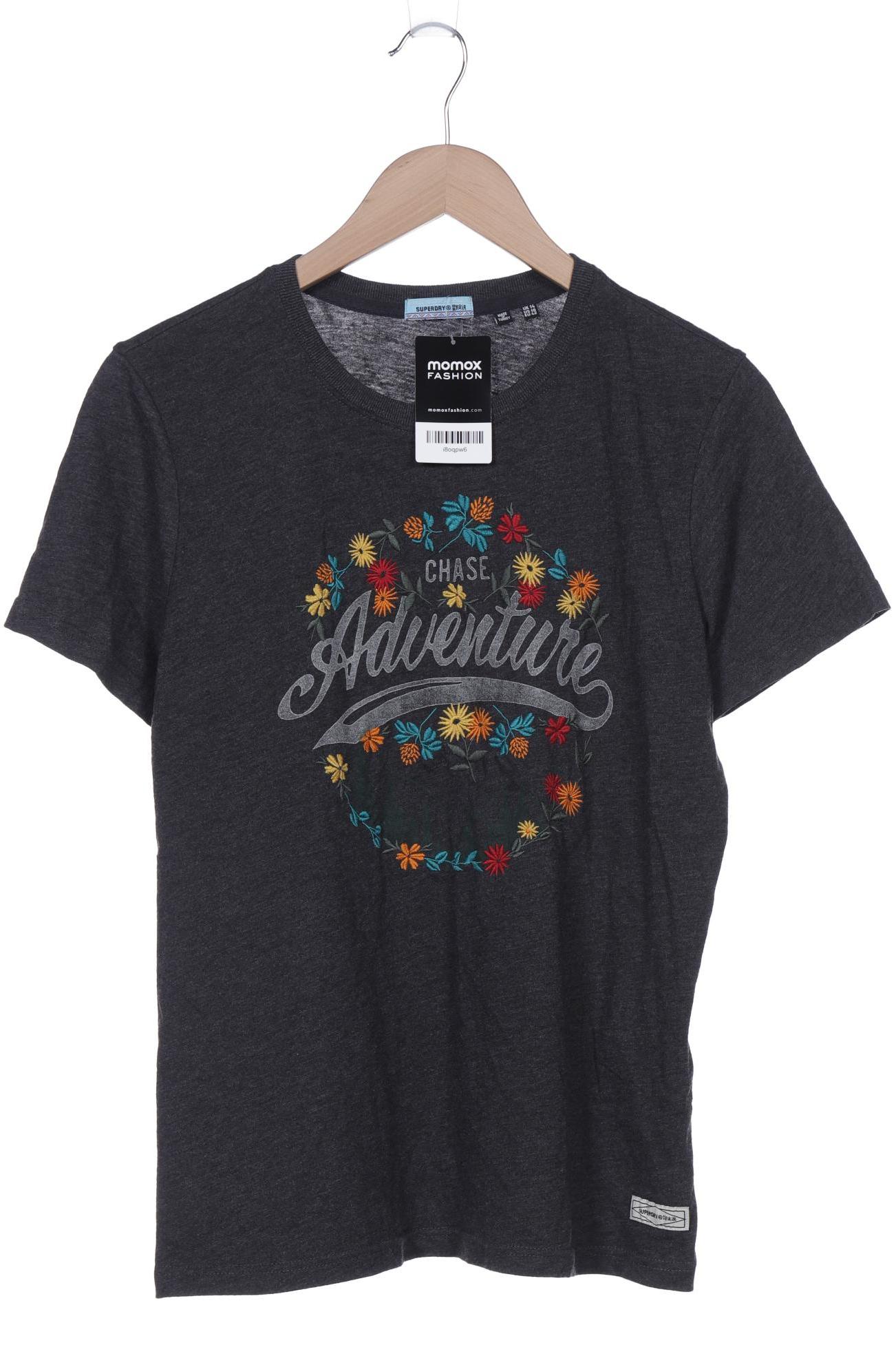 

Superdry Damen T-Shirt, grau, Gr. 42
