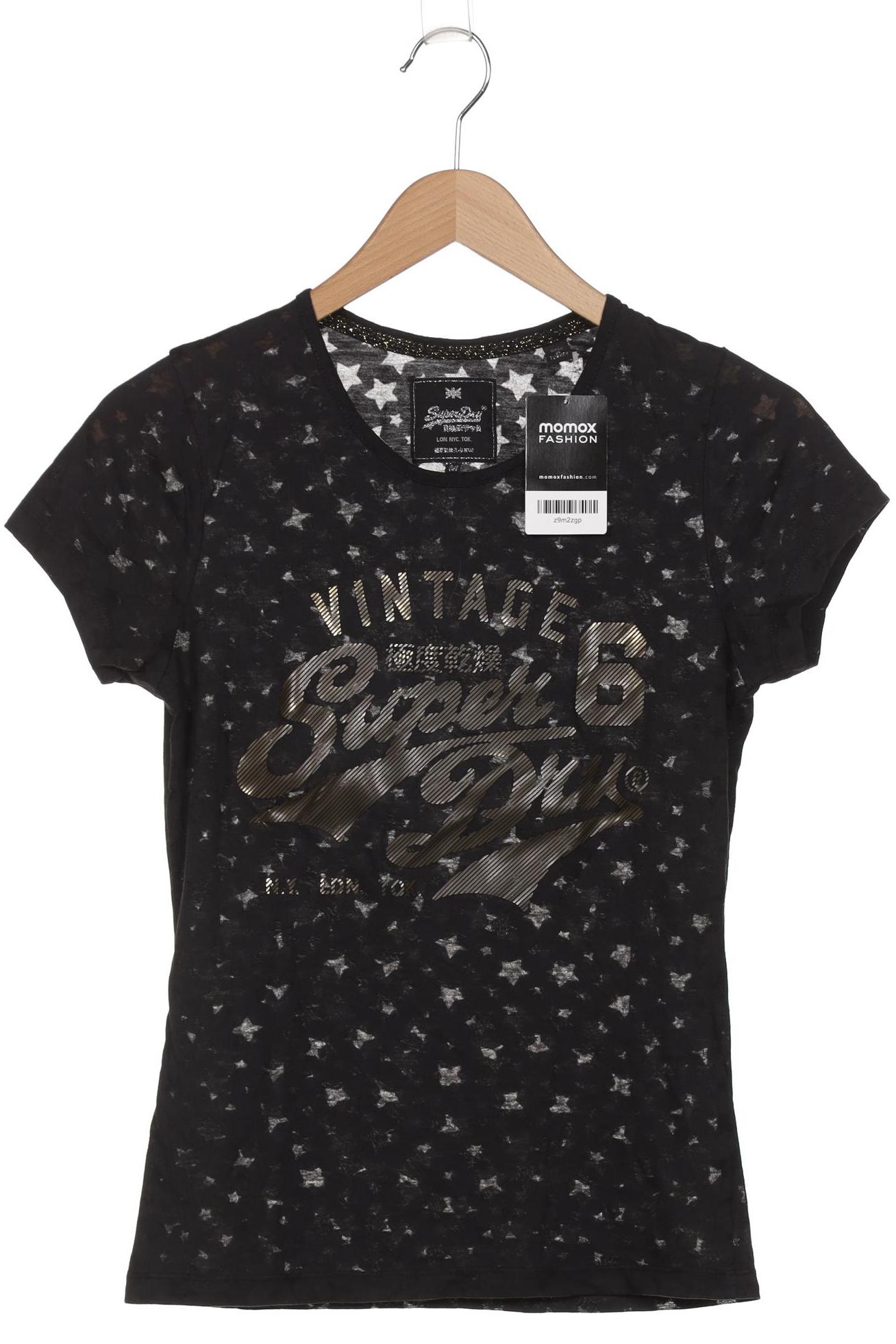 

Superdry Damen T-Shirt, schwarz, Gr. 38