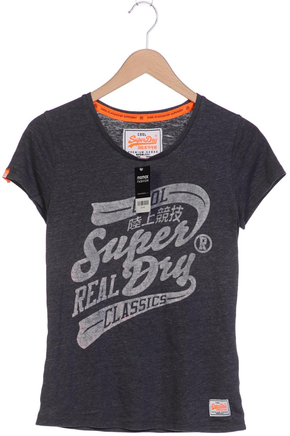 

Superdry Damen T-Shirt, grau, Gr. 38