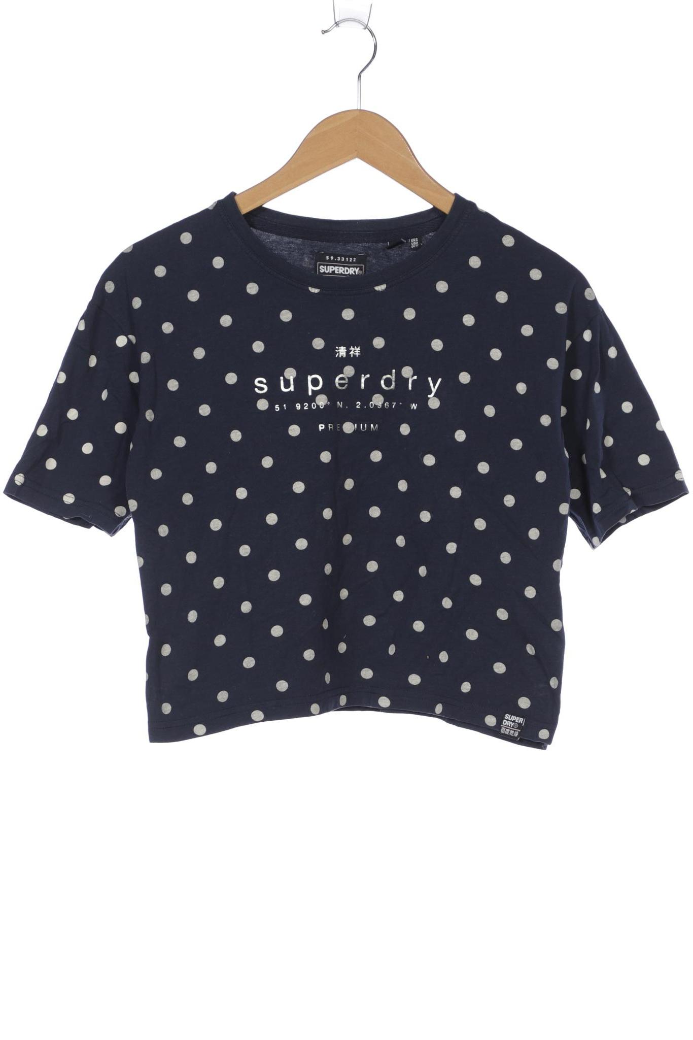 

Superdry Damen T-Shirt, marineblau, Gr. 34