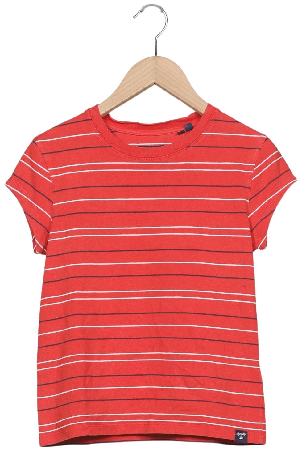 

Superdry Damen T-Shirt, rot, Gr. 36