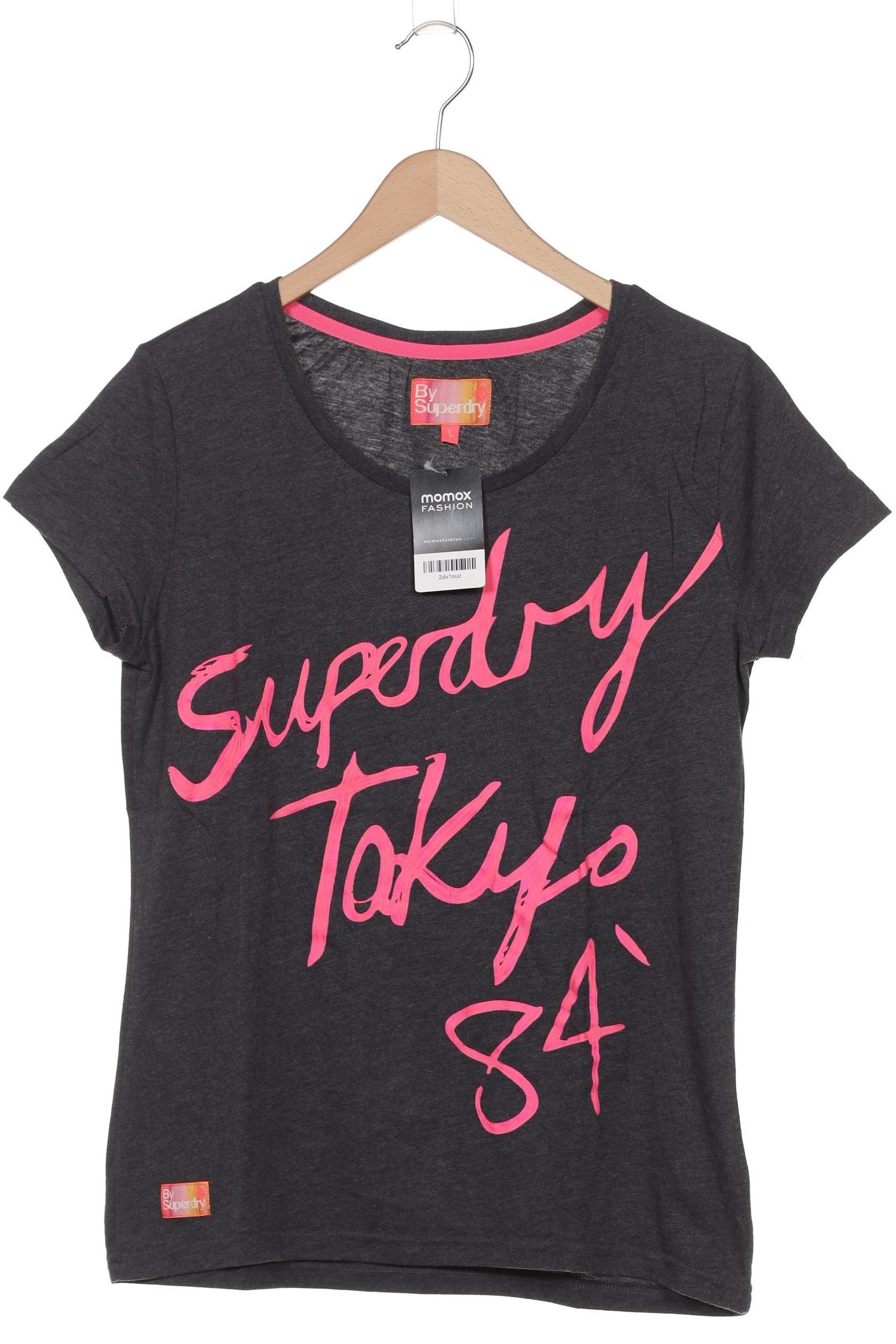 

Superdry Damen T-Shirt, grau, Gr. 42