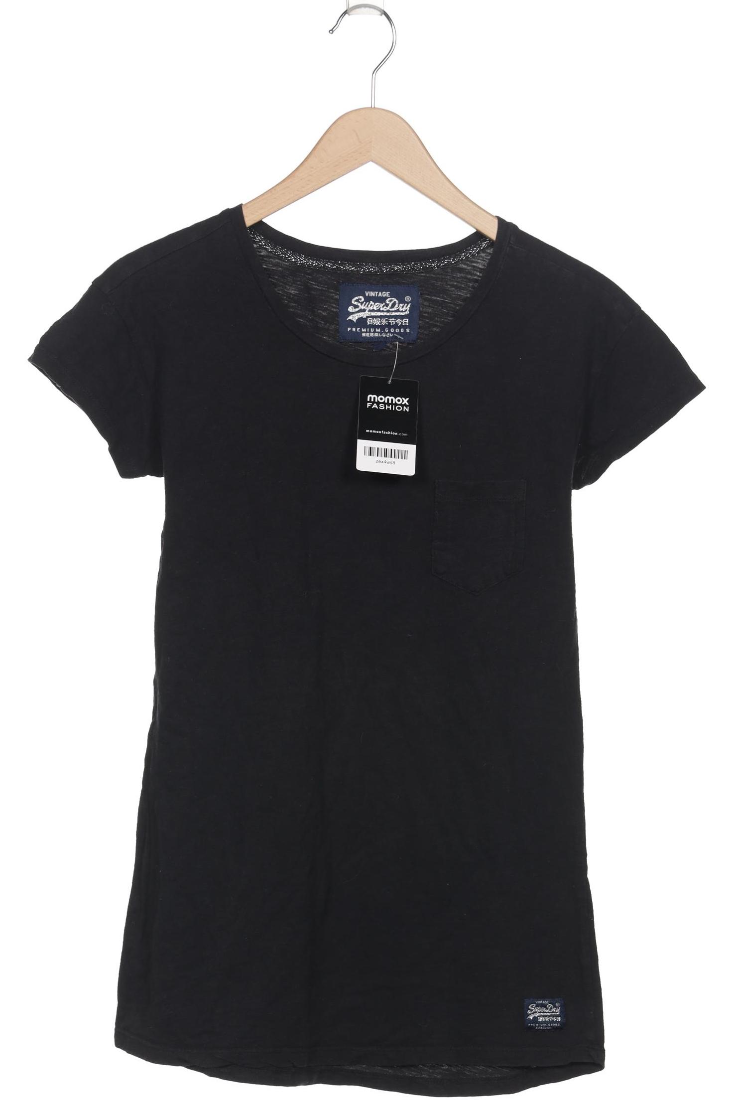 

Superdry Damen T-Shirt, schwarz, Gr. 38