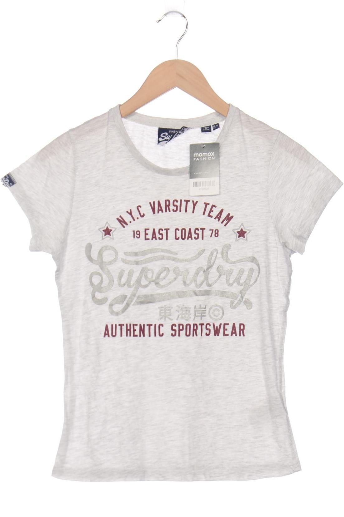 

Superdry Damen T-Shirt, grau, Gr. 40