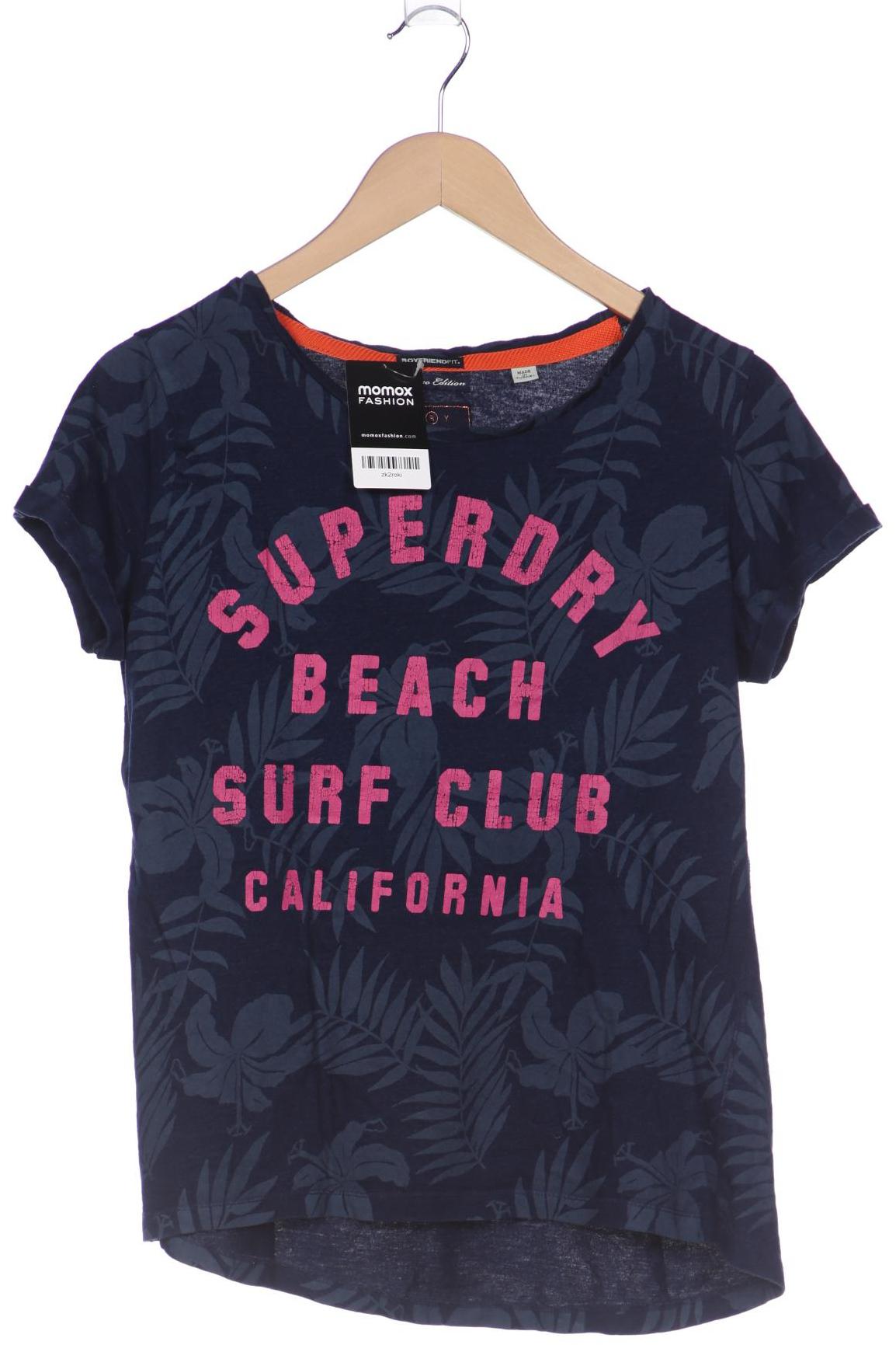 

Superdry Damen T-Shirt, marineblau, Gr. 34