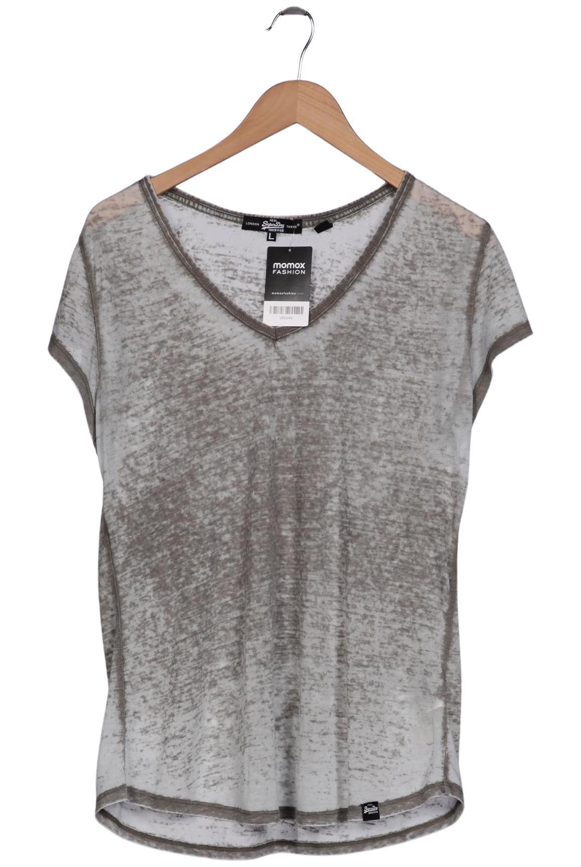 

Superdry Damen T-Shirt, grau, Gr. 42