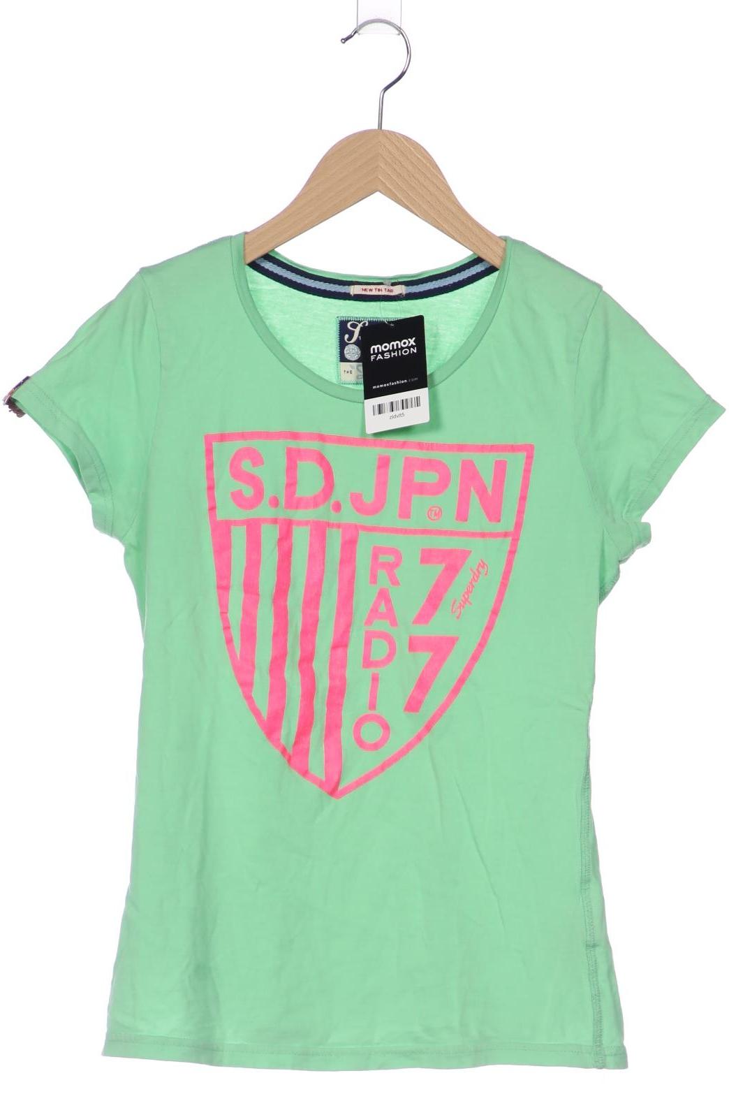 

Superdry Damen T-Shirt, hellgrün, Gr. 38