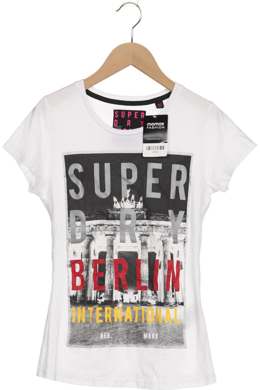 

Superdry Damen T-Shirt, weiß, Gr. 34