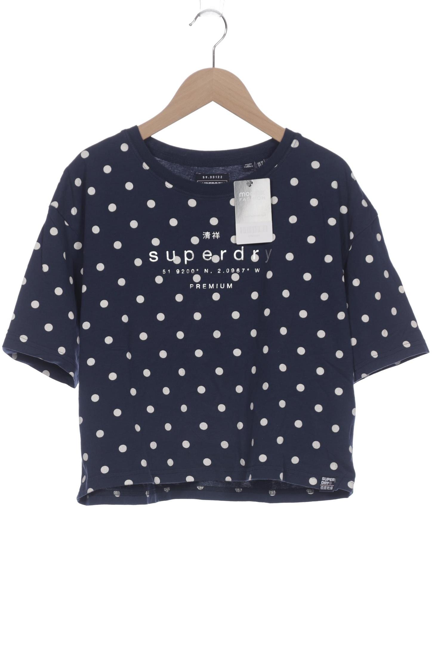 

Superdry Damen T-Shirt, marineblau, Gr. 38