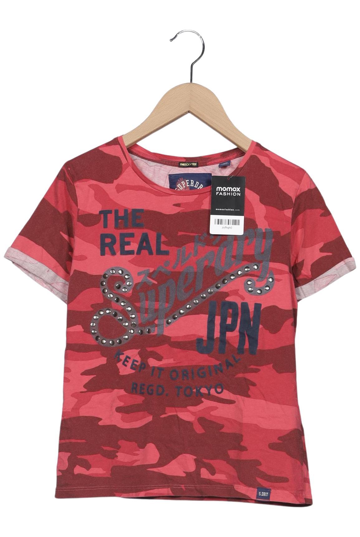 

Superdry Damen T-Shirt, rot, Gr. 38