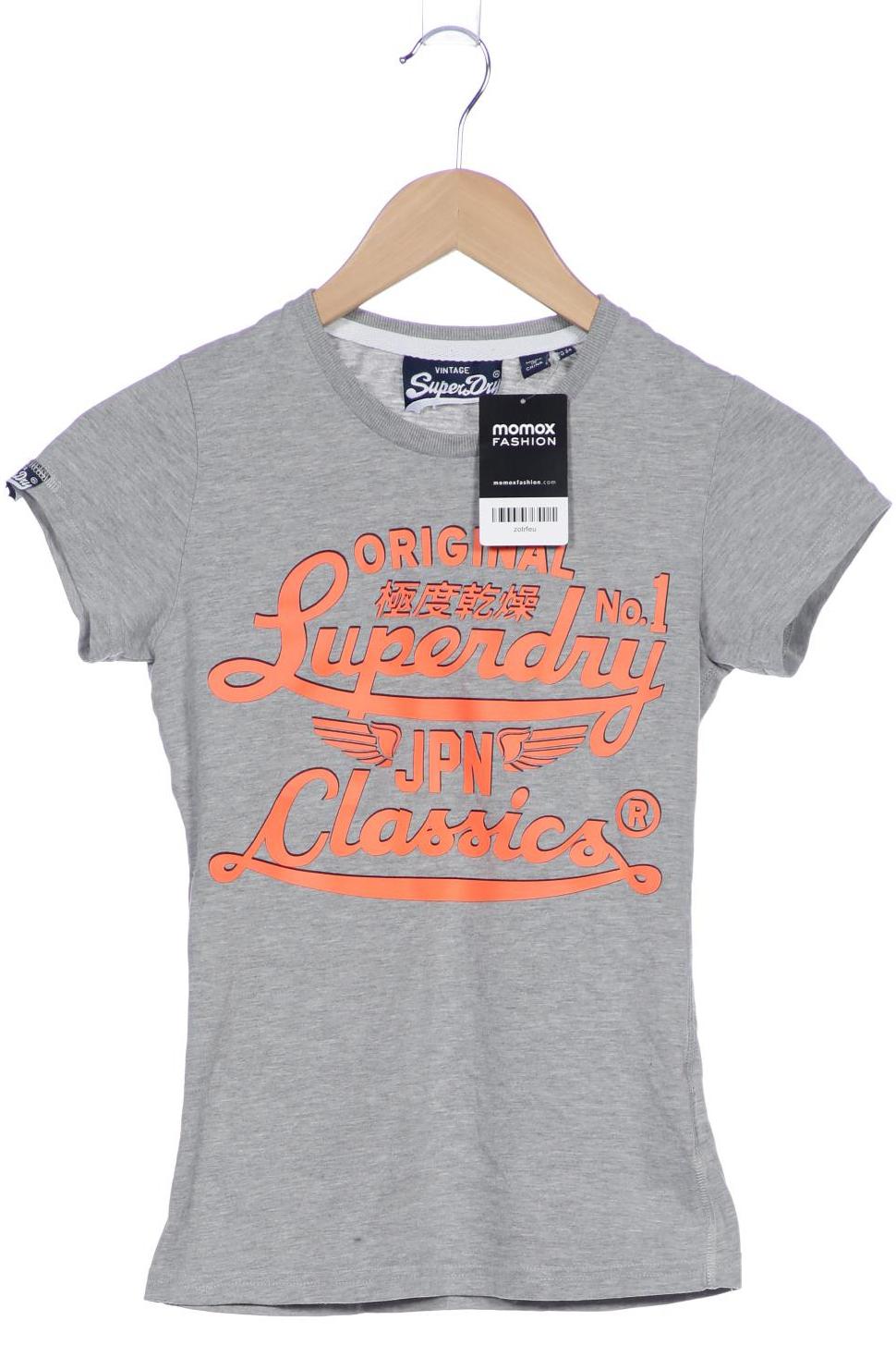 

Superdry Damen T-Shirt, grau, Gr. 34