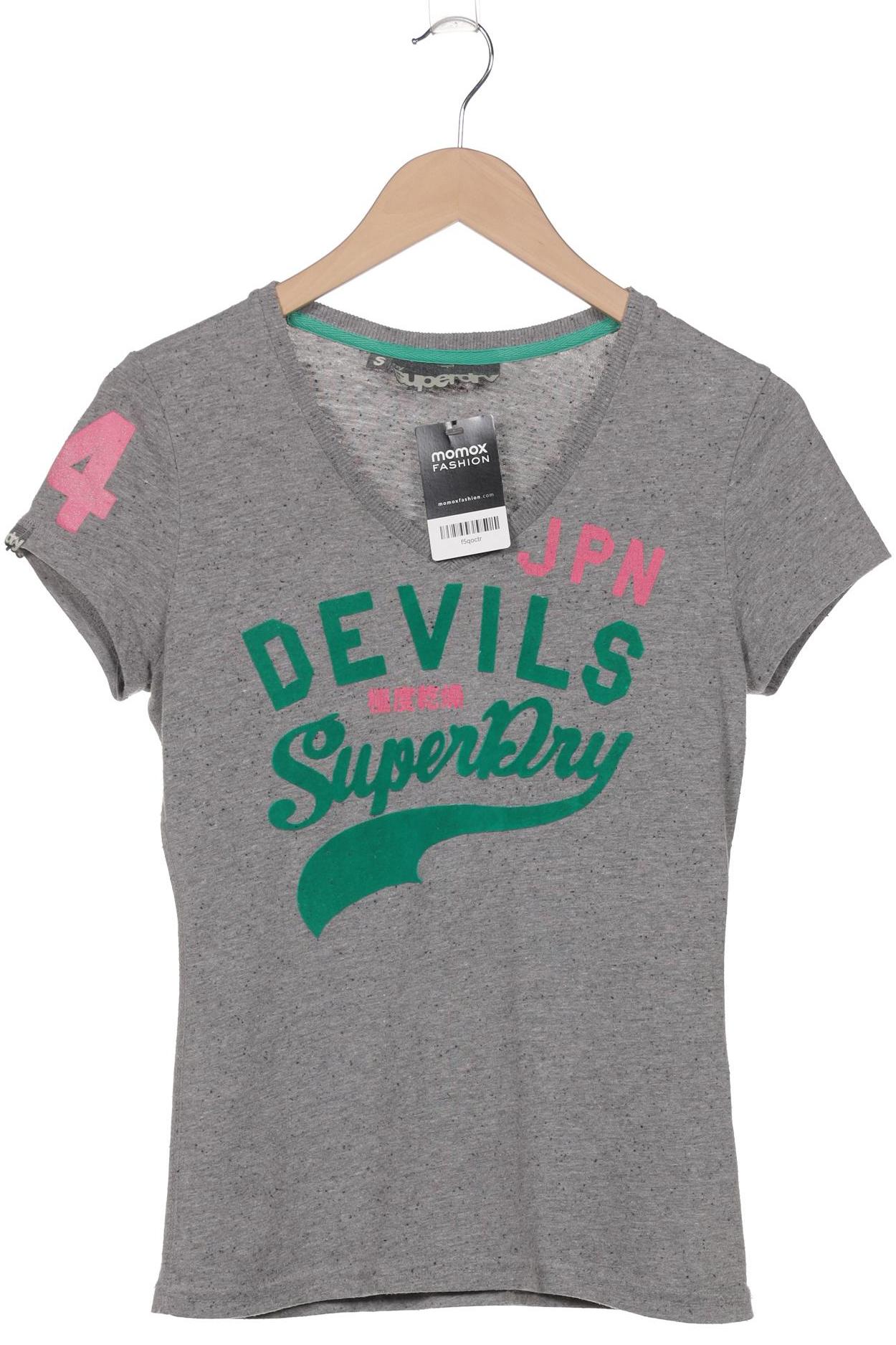 

Superdry Damen T-Shirt, grau, Gr. 36