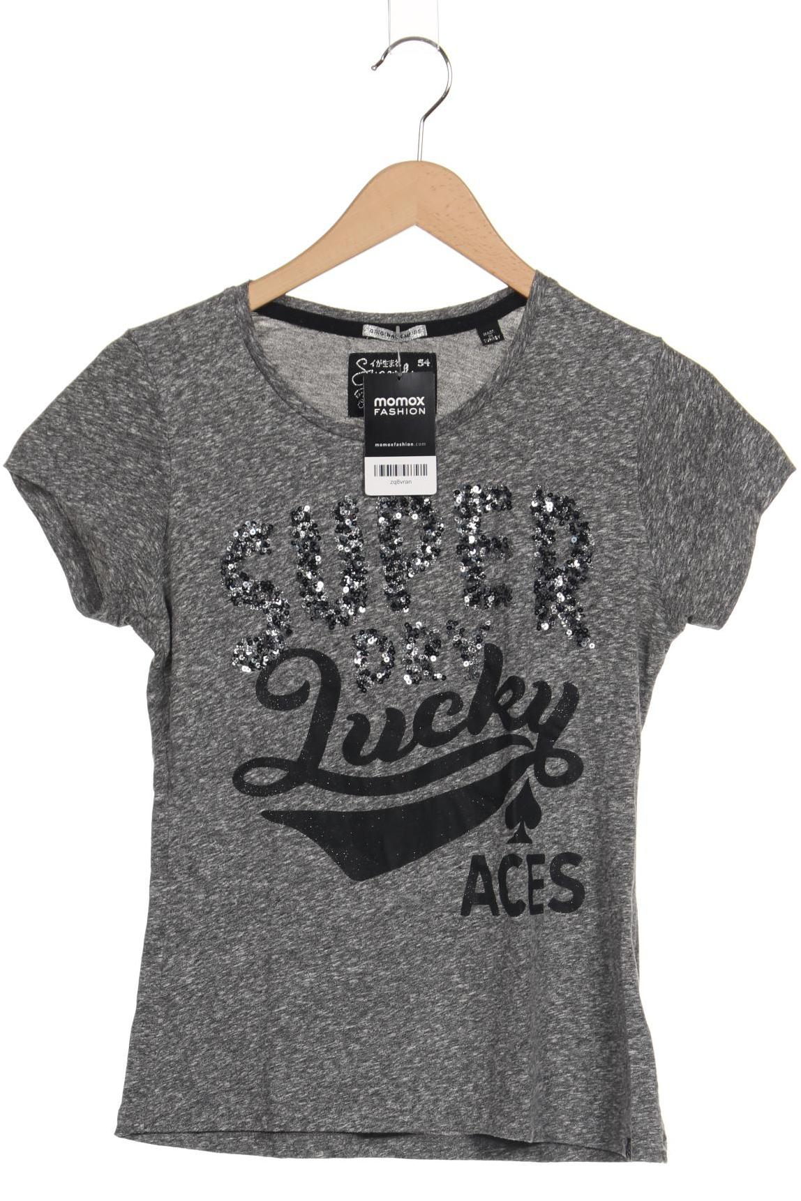 

Superdry Damen T-Shirt, grau, Gr. 38