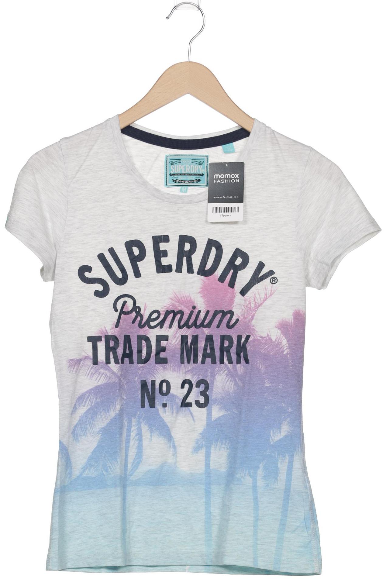 

Superdry Damen T-Shirt, grau, Gr. 38