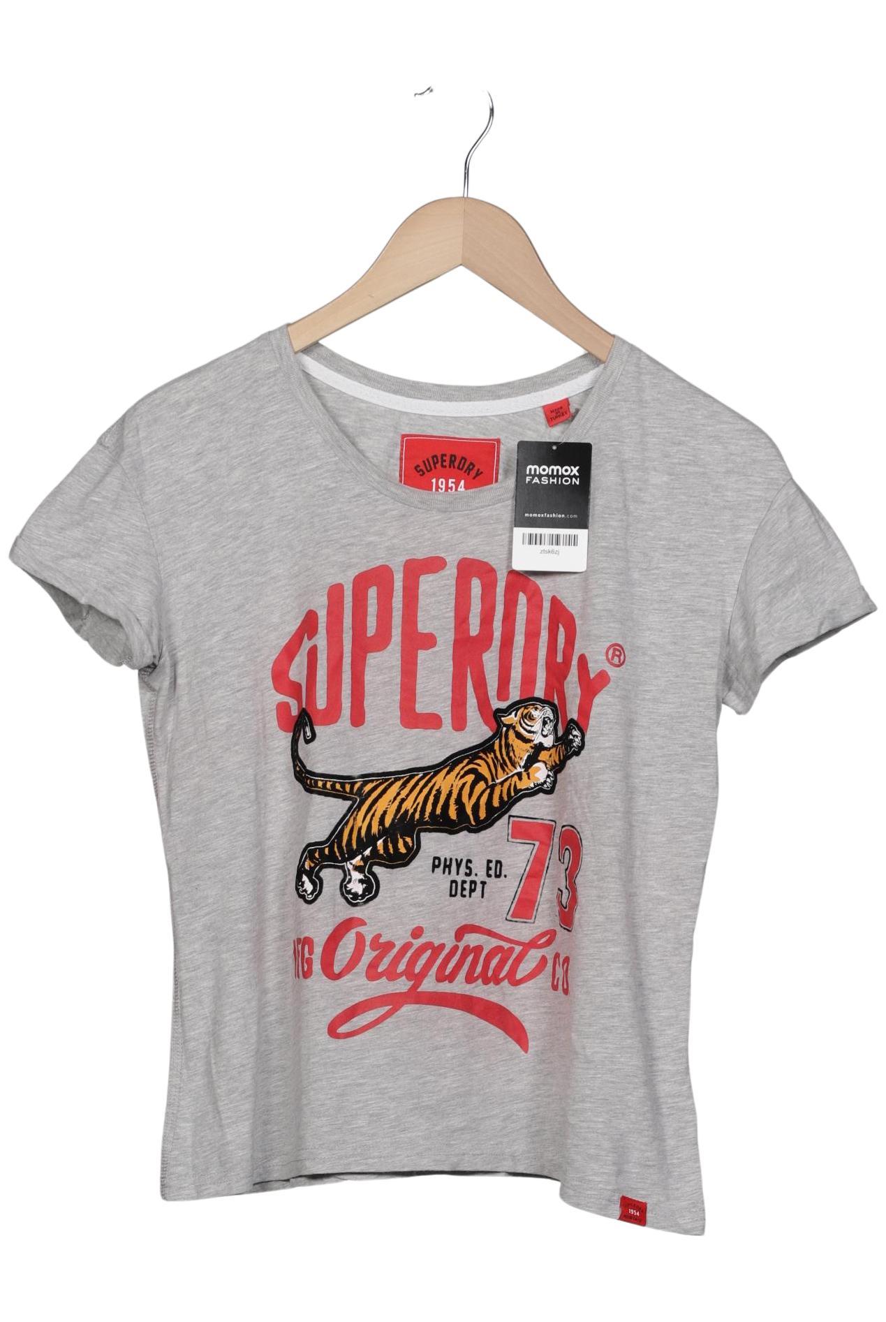 

Superdry Damen T-Shirt, grau, Gr. 42