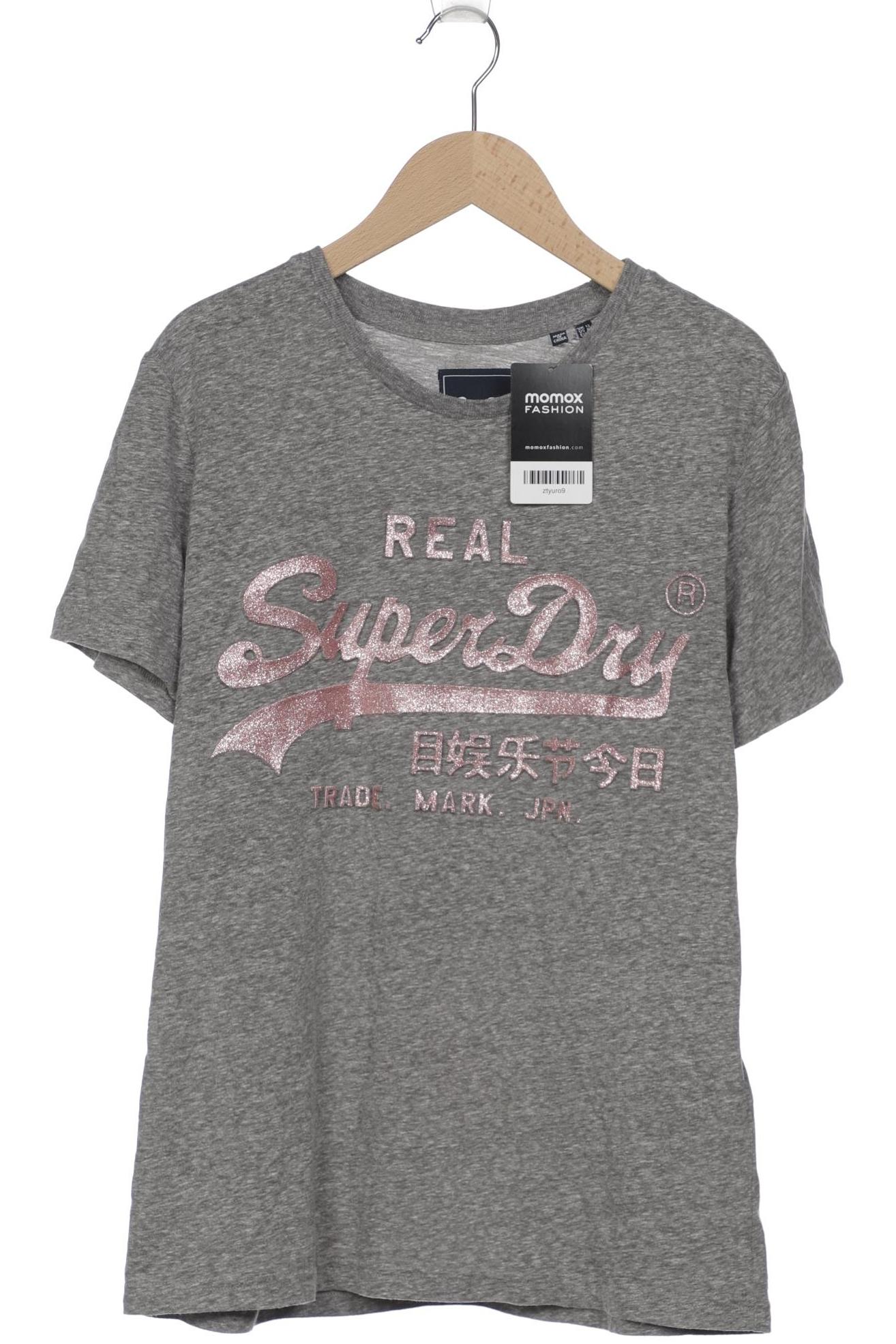 

Superdry Damen T-Shirt, grau, Gr. 40