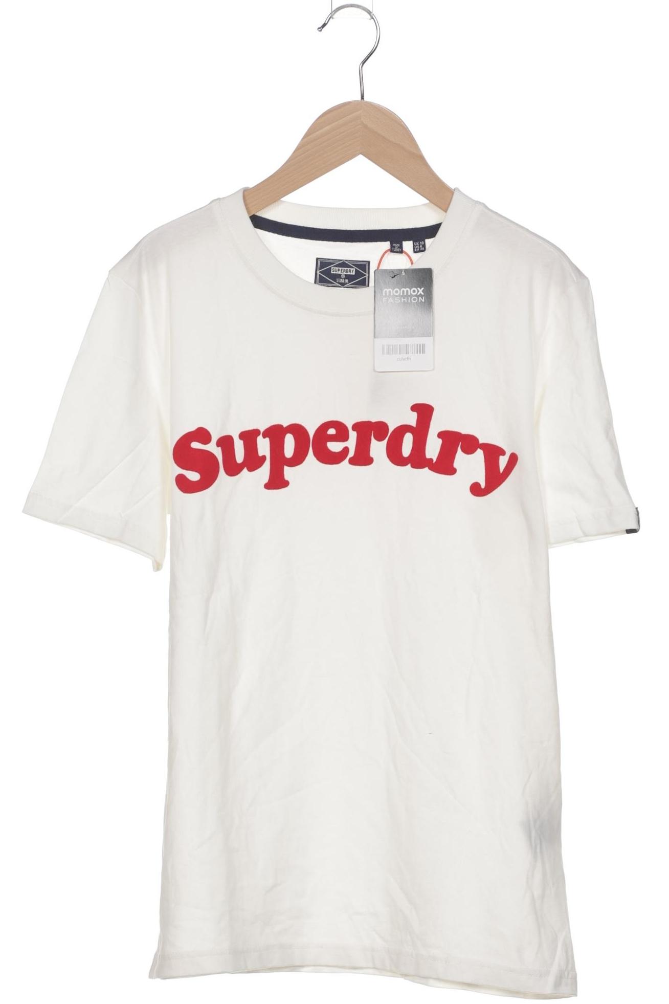 

Superdry Damen T-Shirt, cremeweiß, Gr. 38