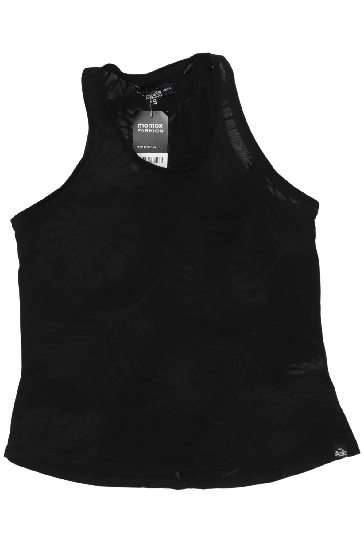 

Superdry Damen Top, schwarz, Gr. 38