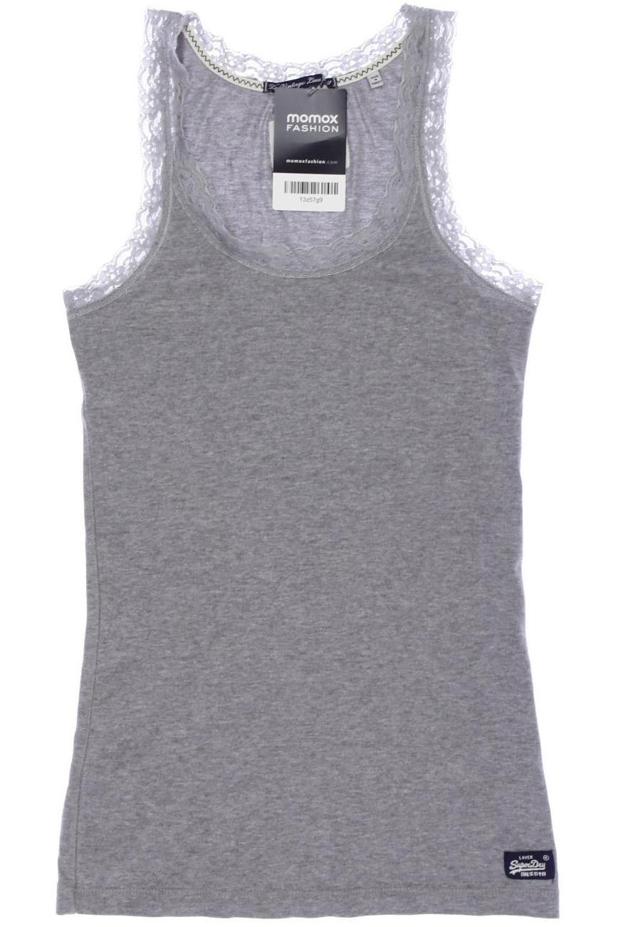 

Superdry Damen Top, grau, Gr. 34