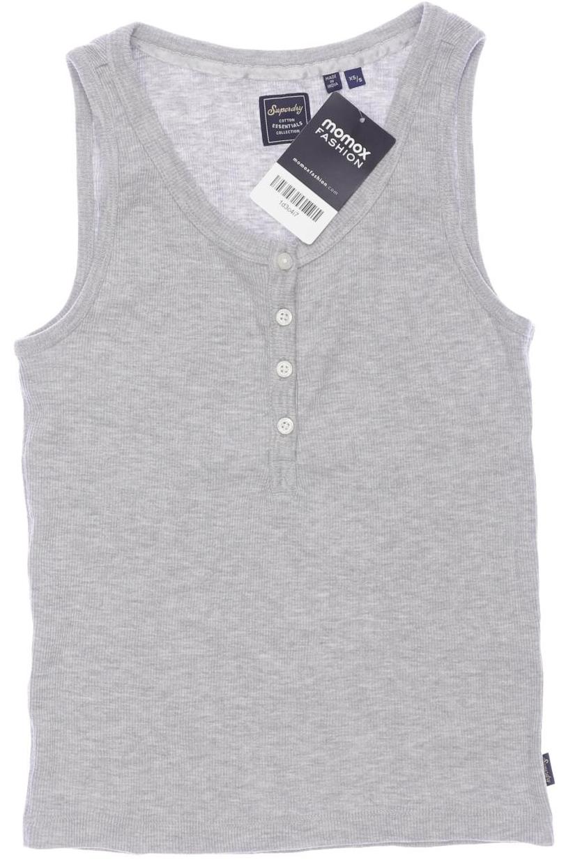 

Superdry Damen Top, grau, Gr. 34