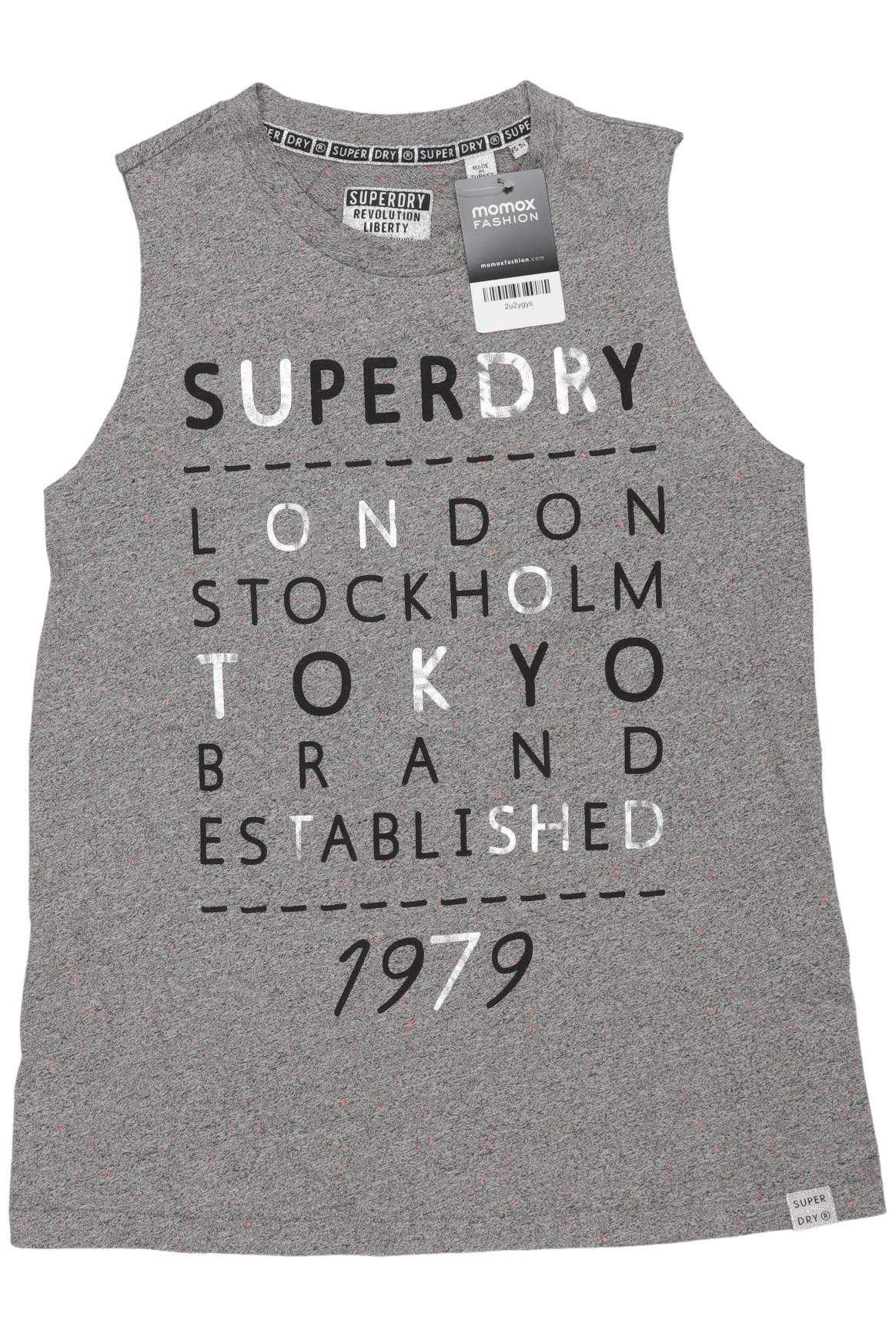

Superdry Damen Top, grau, Gr. 36