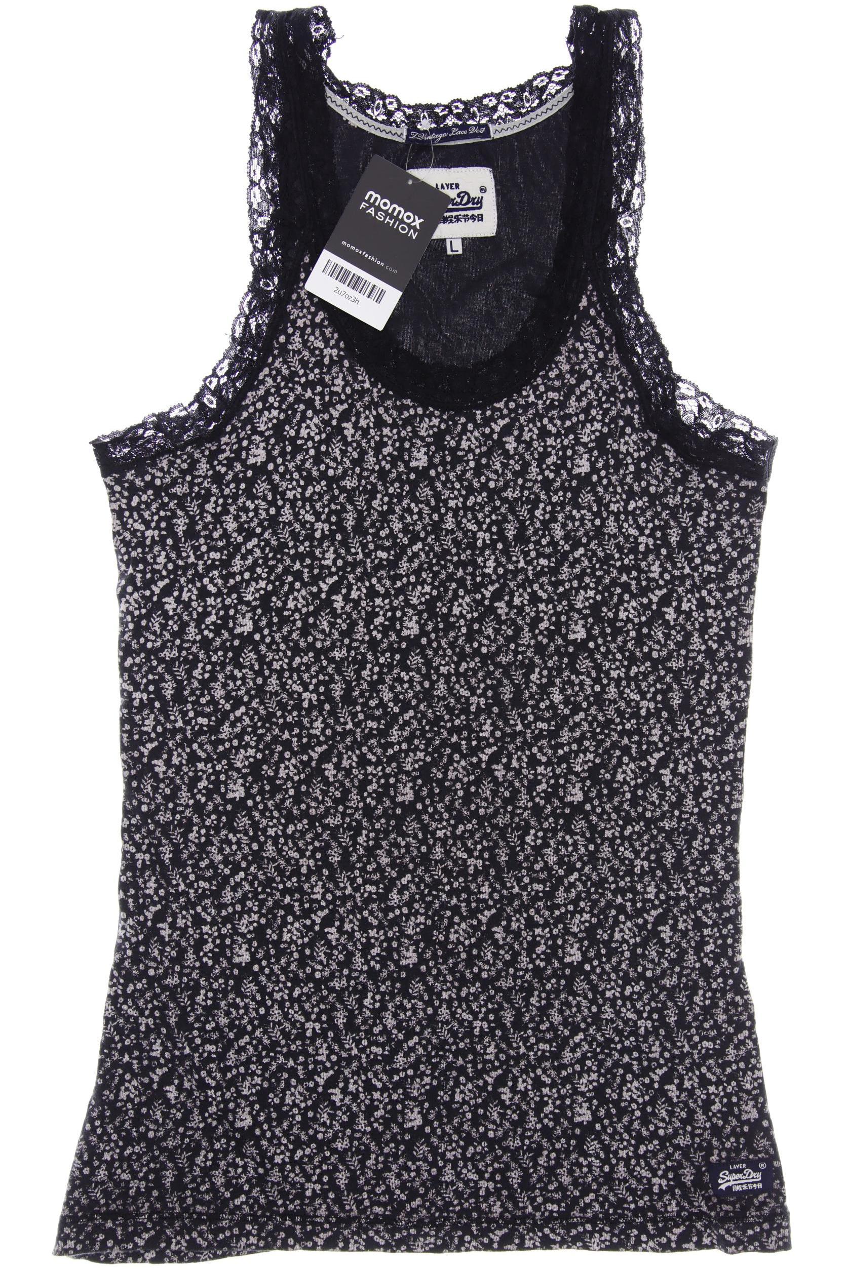 

Superdry Damen Top, schwarz, Gr. 42