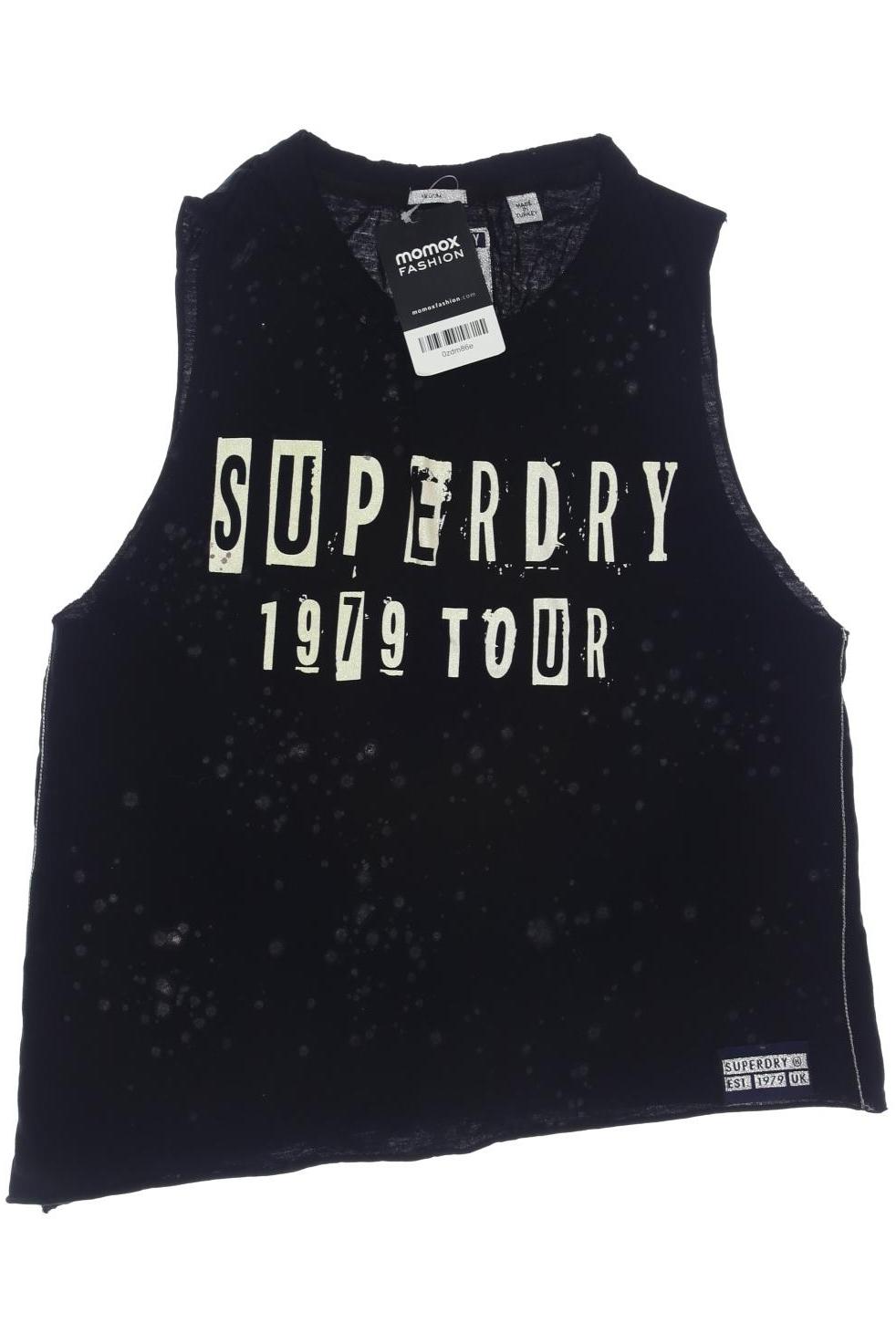 

Superdry Damen Top, schwarz, Gr. 40