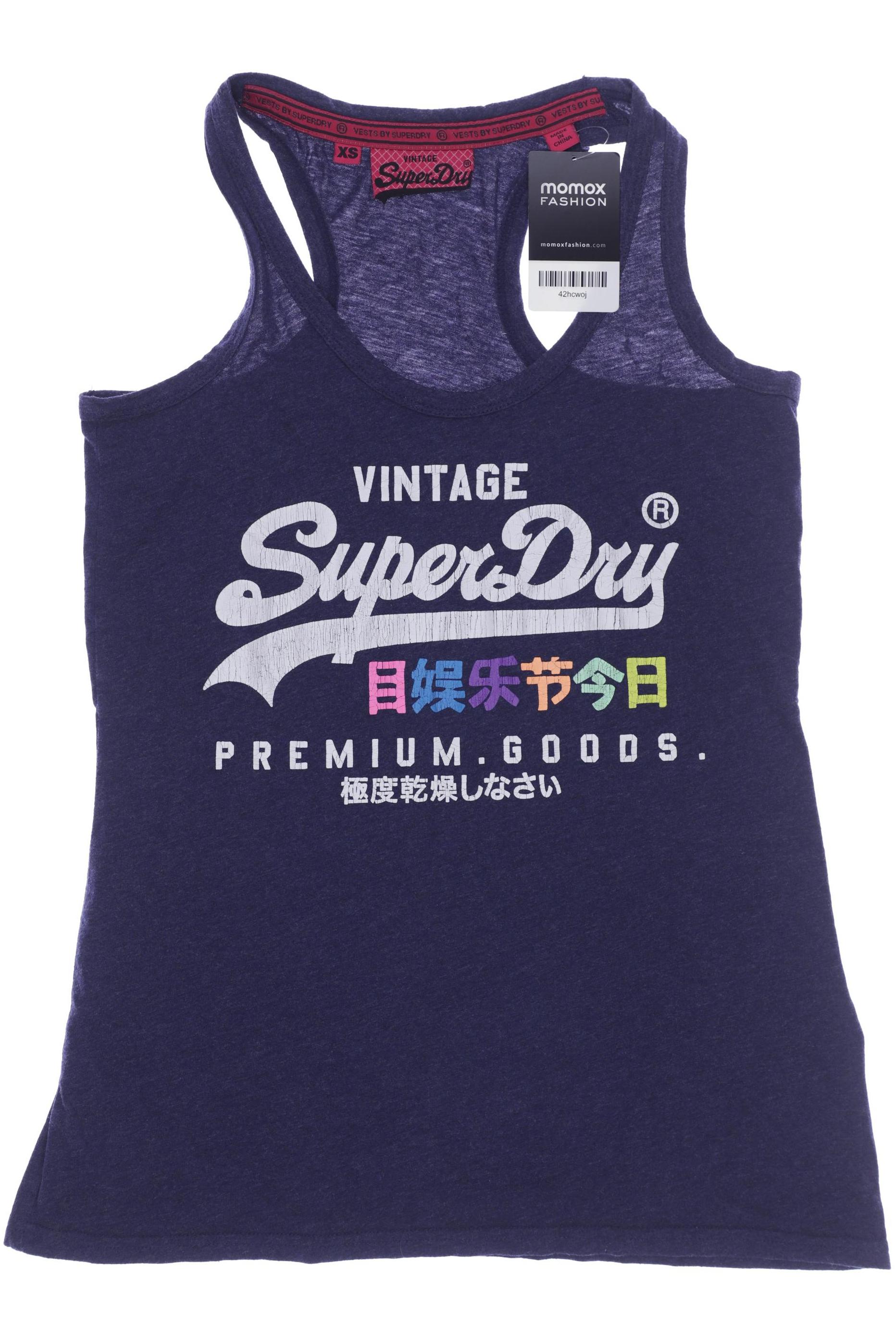 

Superdry Damen Top, marineblau, Gr. 34