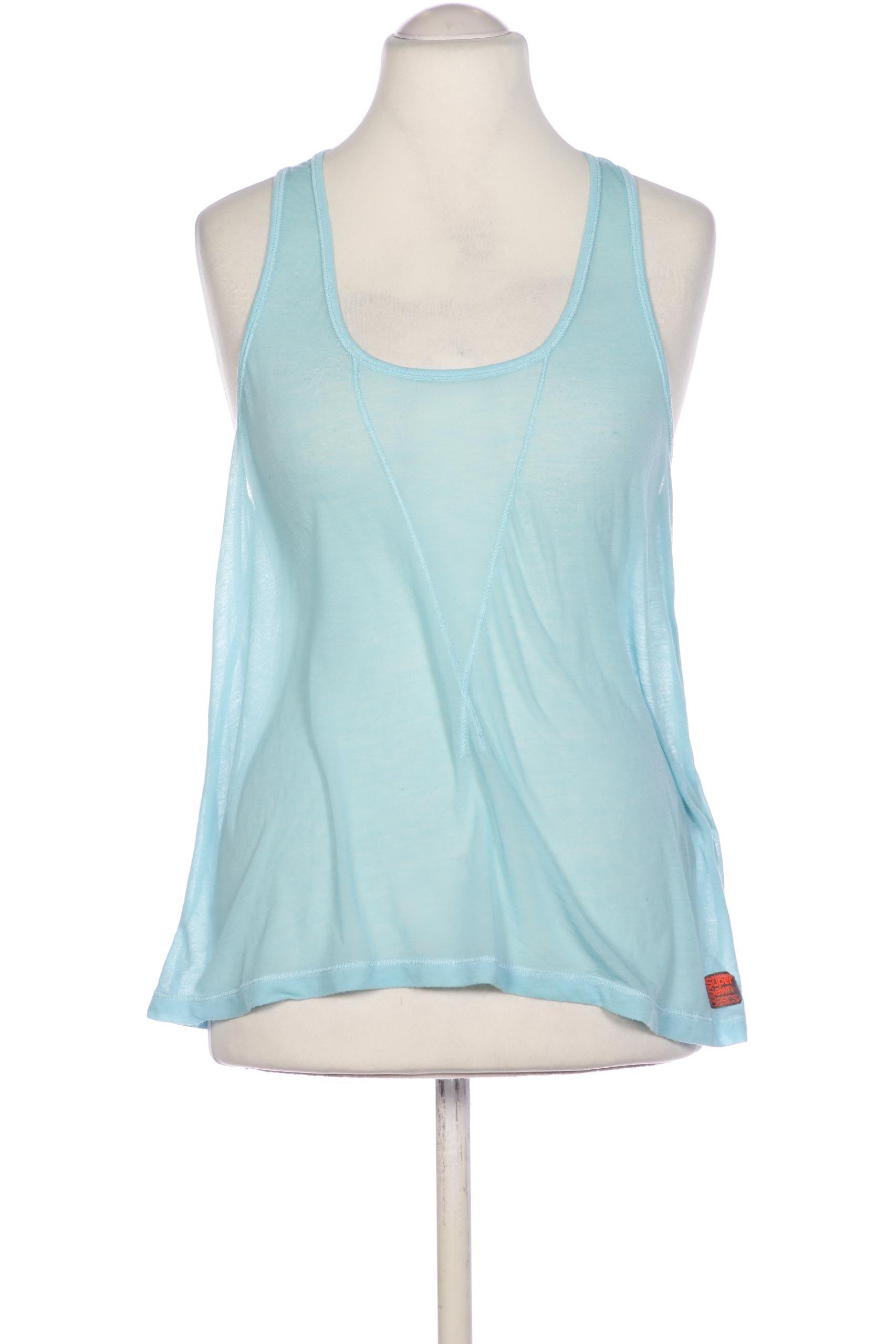 

Superdry Damen Top, hellblau, Gr. 38