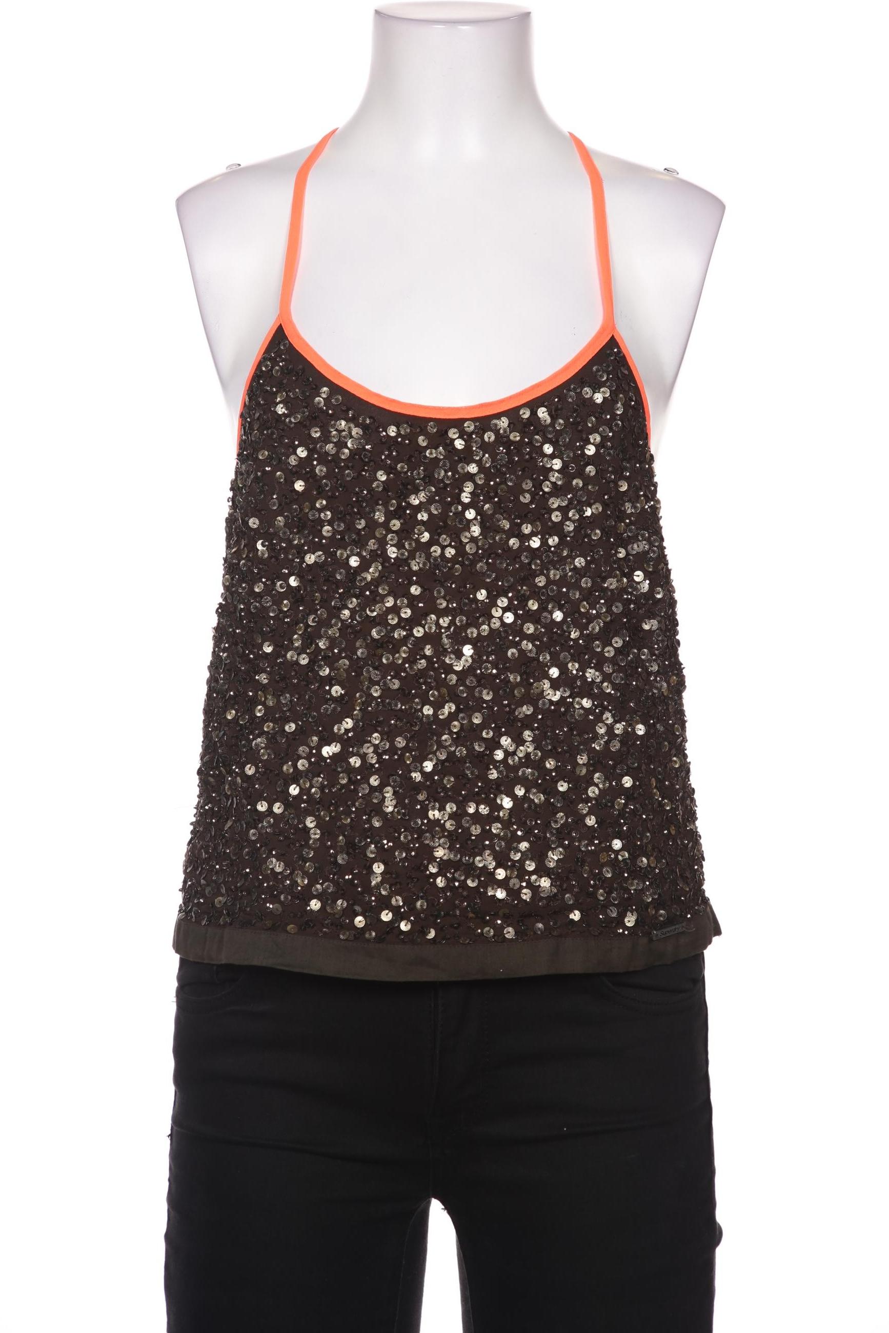 

Superdry Damen Top, braun, Gr. 36