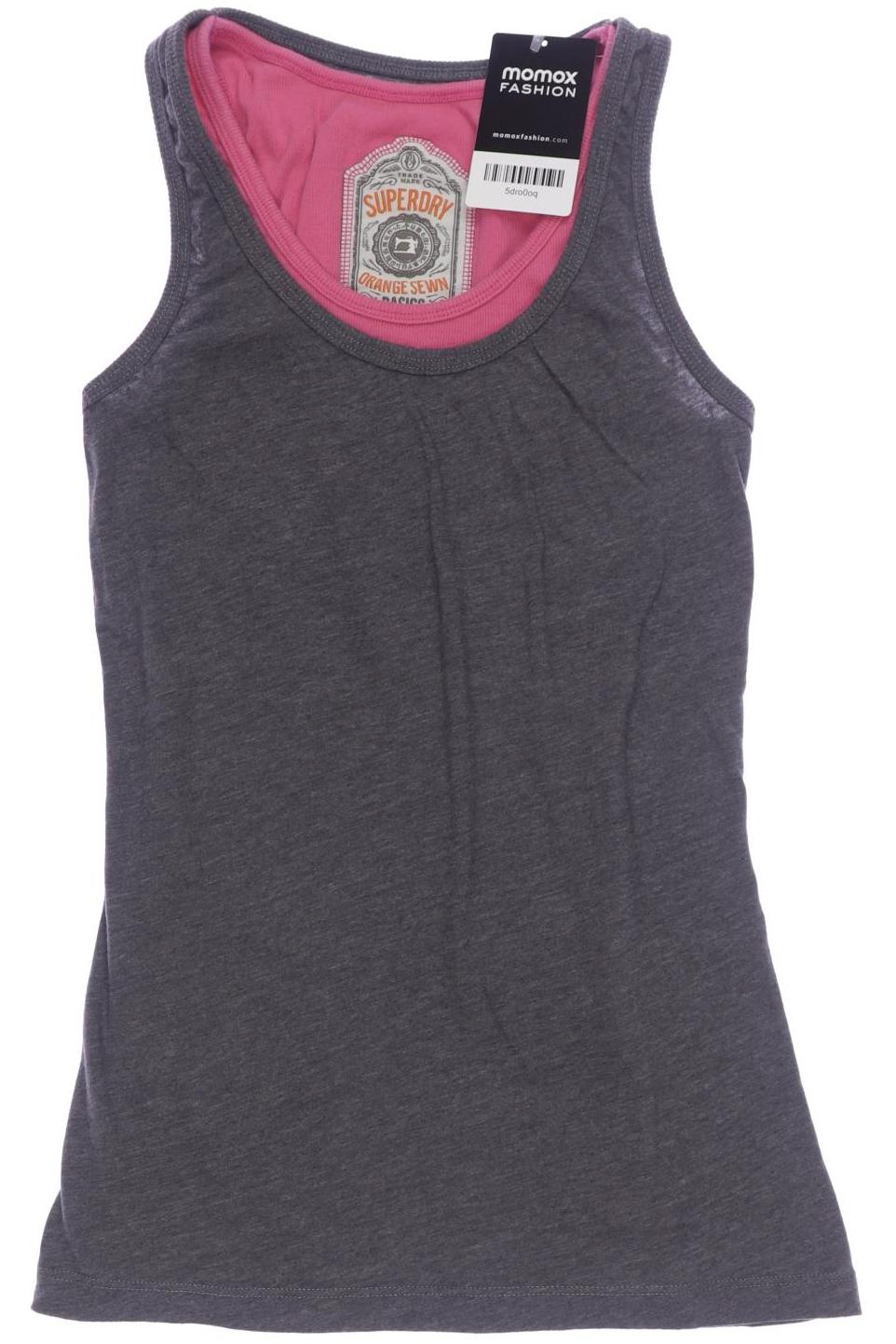 

Superdry Damen Top, grau, Gr. 34