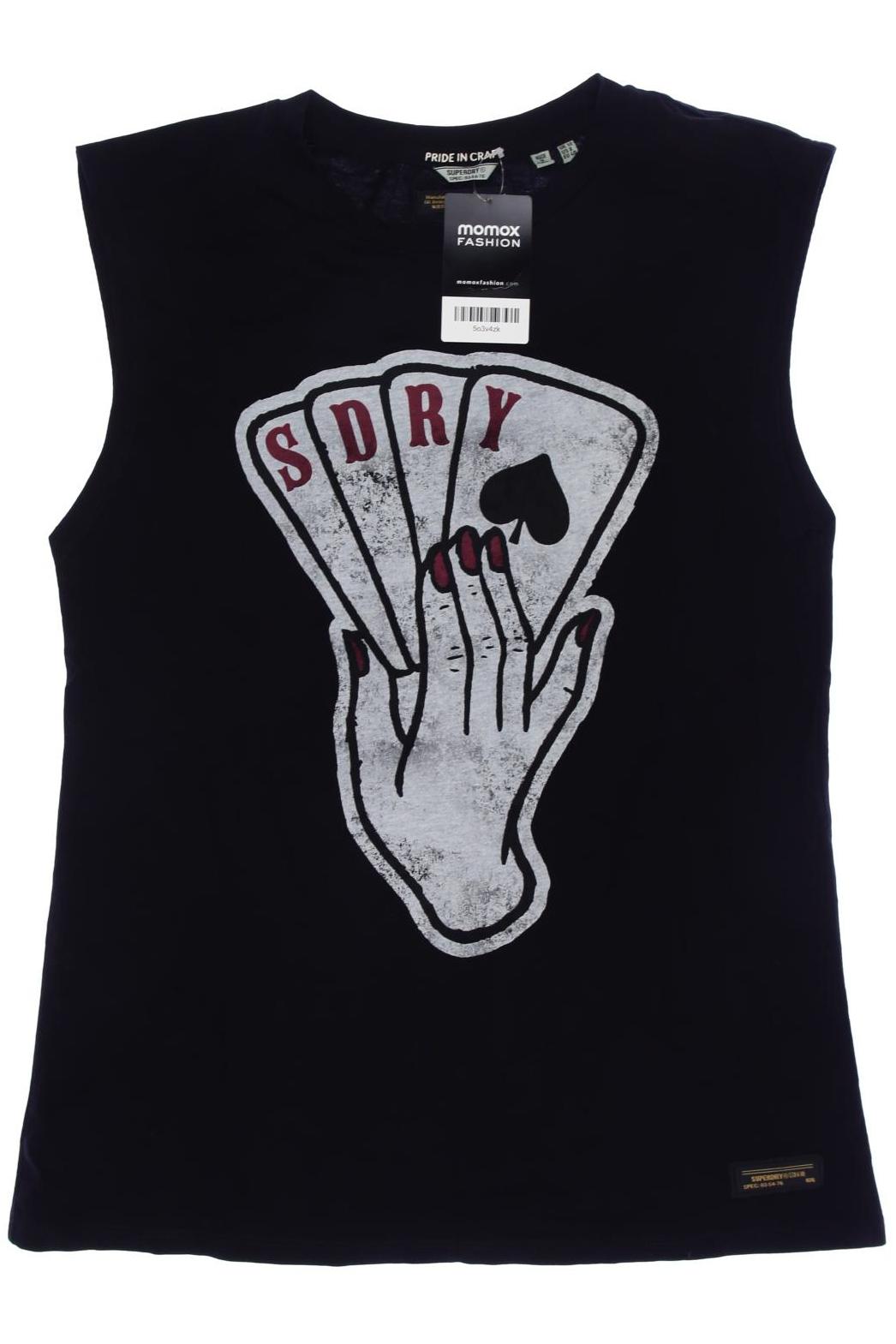 

Superdry Damen Top, schwarz, Gr. 40