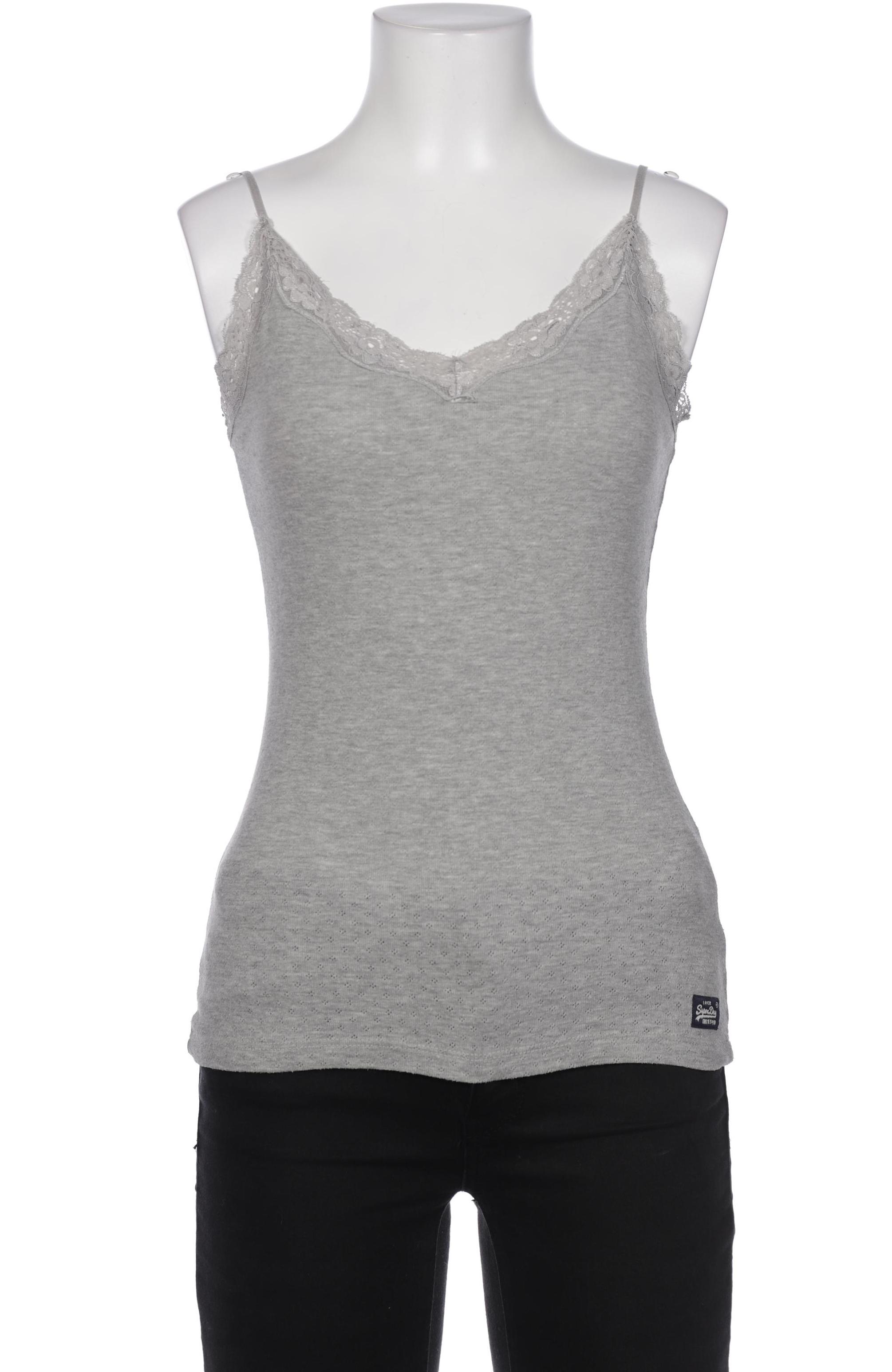

Superdry Damen Top, grau, Gr. 34