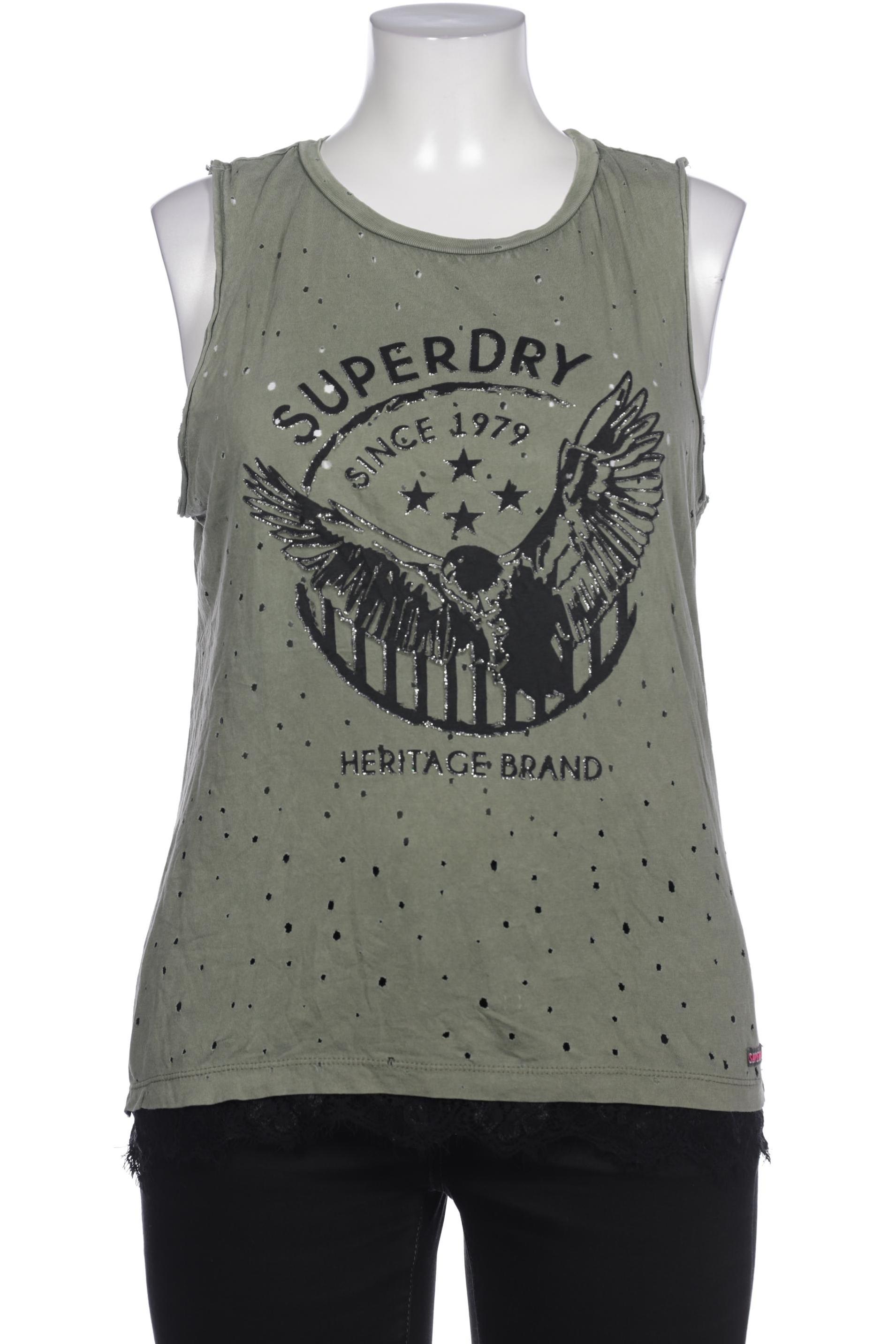 

Superdry Damen Top, grün, Gr. 42