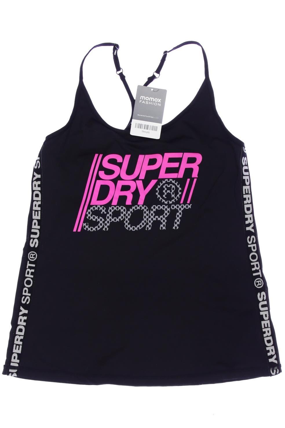 

Superdry Damen Top, schwarz, Gr. 38