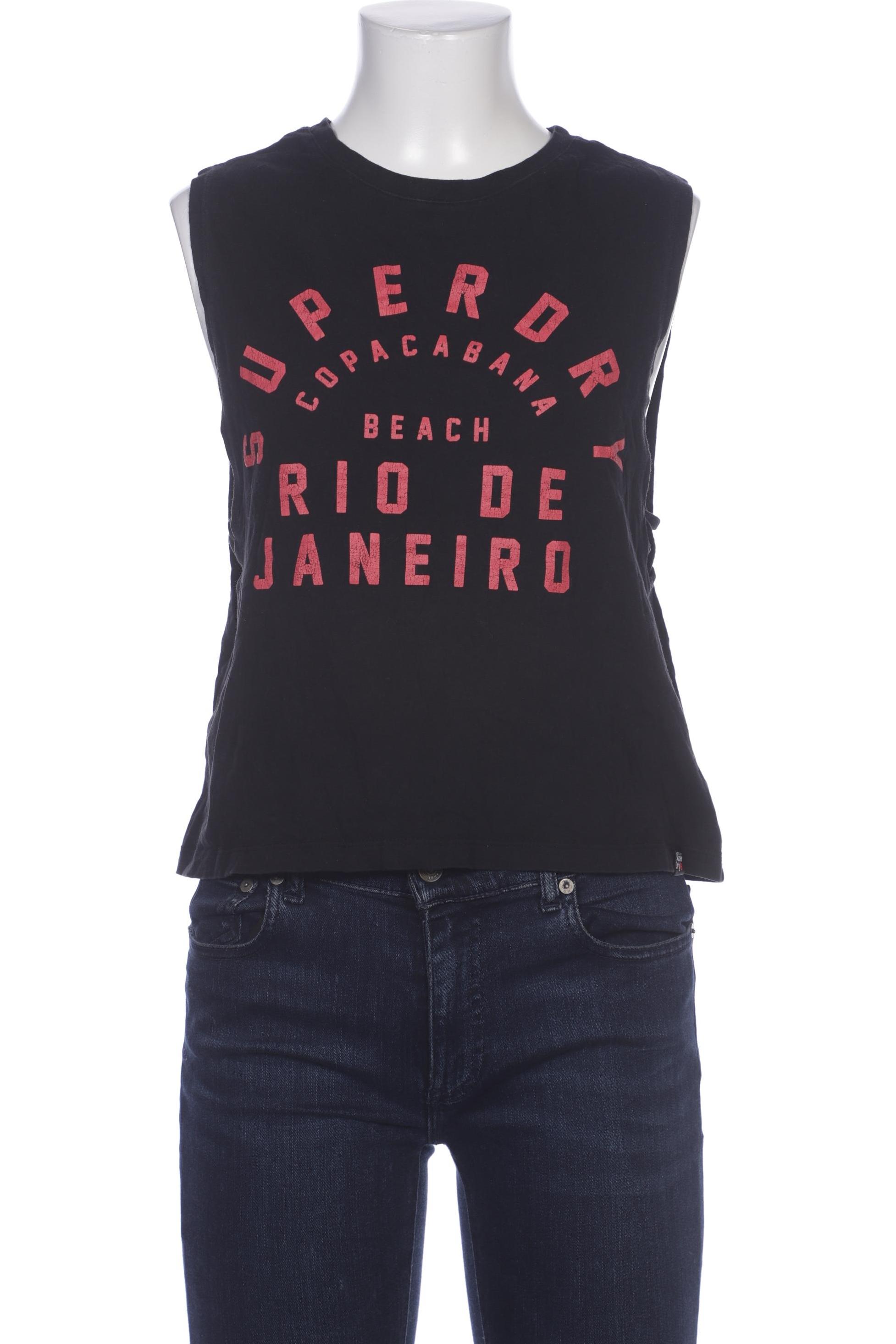 

Superdry Damen Top, schwarz, Gr. 36