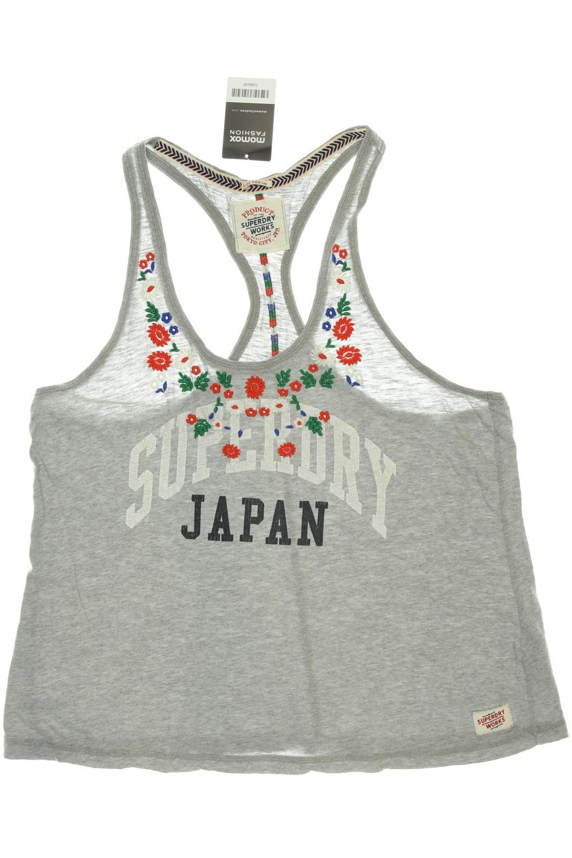 

Superdry Damen Top, grau, Gr. 38