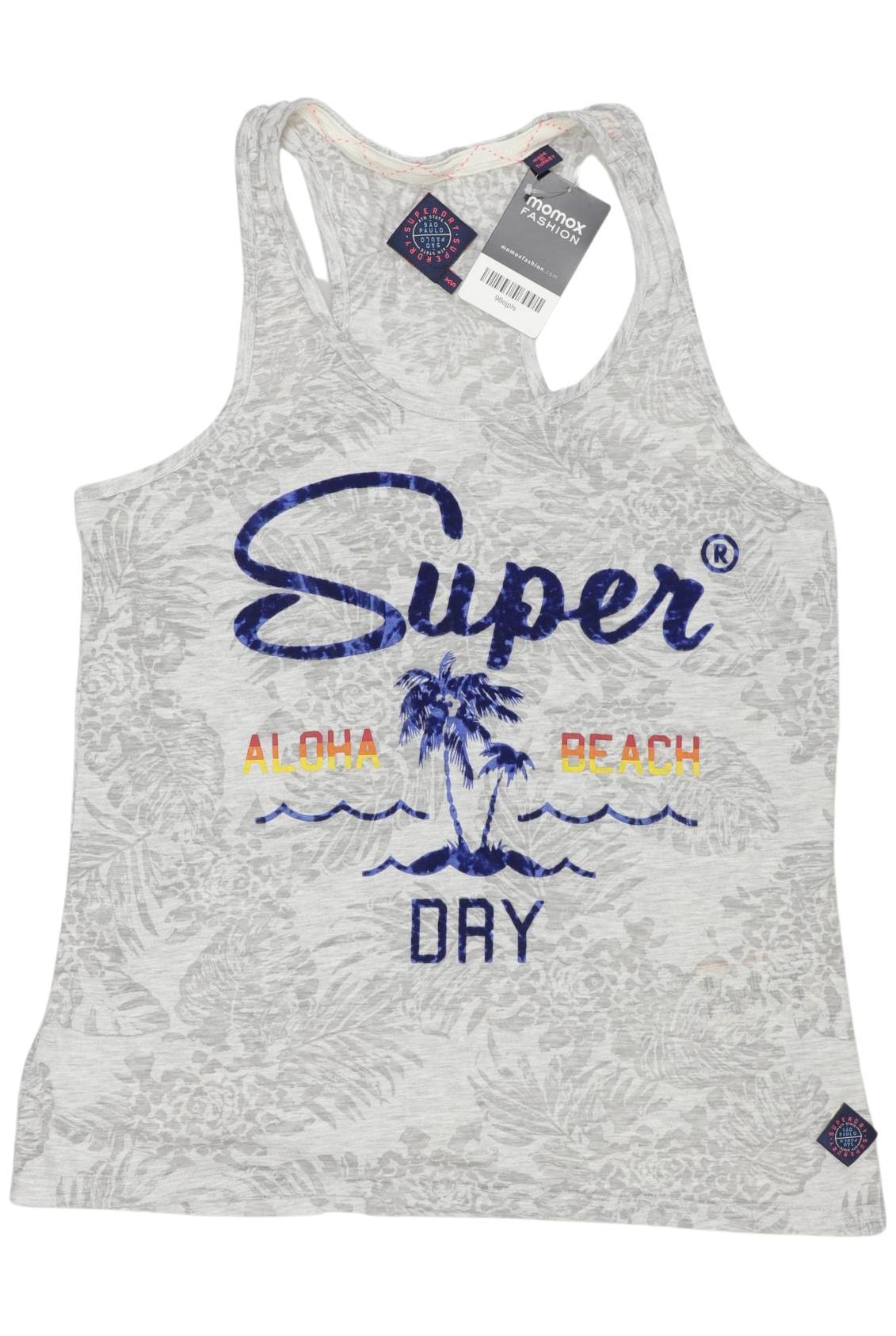 

Superdry Damen Top, grau, Gr. 34