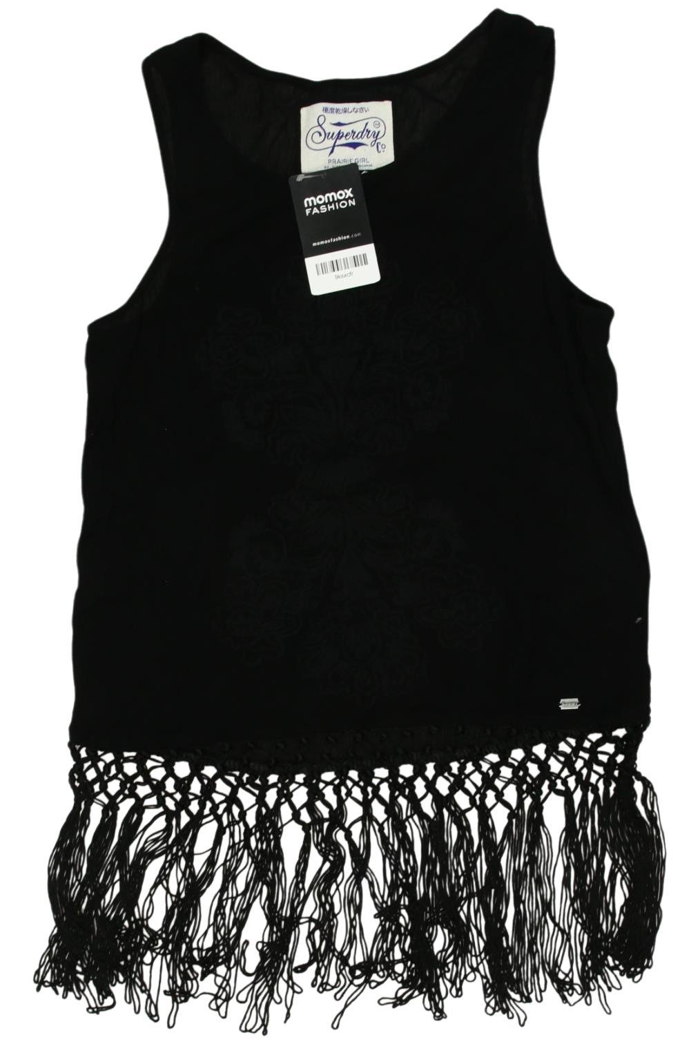 

Superdry Damen Top, schwarz, Gr. 34